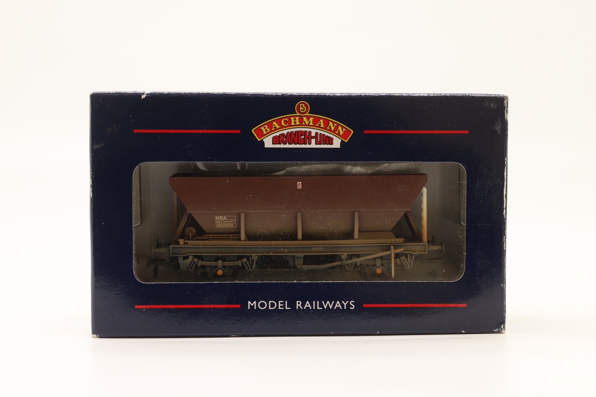 Bachmann OO 38-005/5A x7 Rake of 7 HSA Hopper Wagons in BR Bauxite (Late)