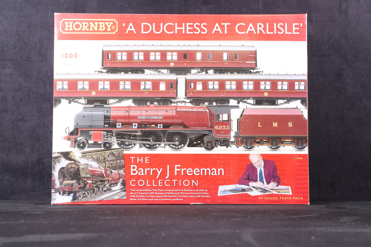 Hornby OO R2985 &#39;Duchess At Carlisle&#39; Train pack - Barry J Freeman collection. Limited edition 637/1000