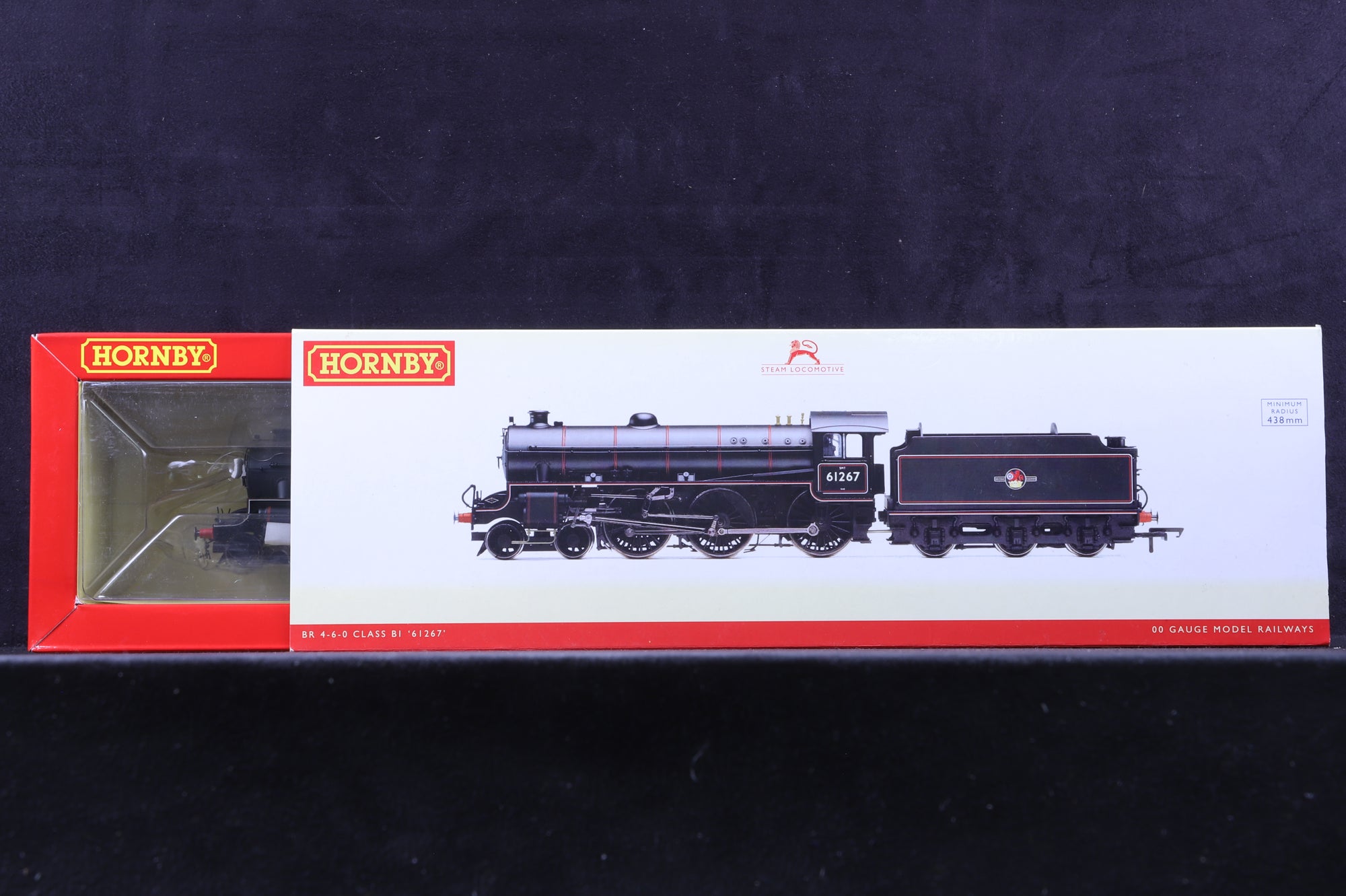 Hornby OO R3114A B1 61267 in BR Lined Black w/ Late Crests