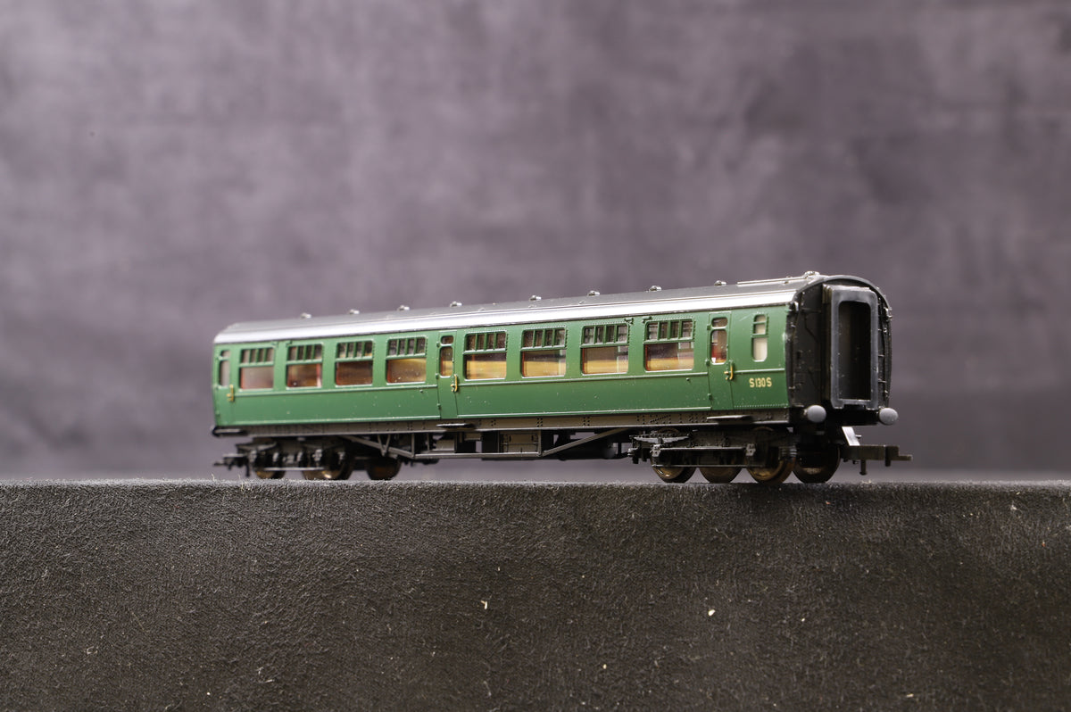 Fleischmann HO Rake Of 4 SR Bulleid Coaches