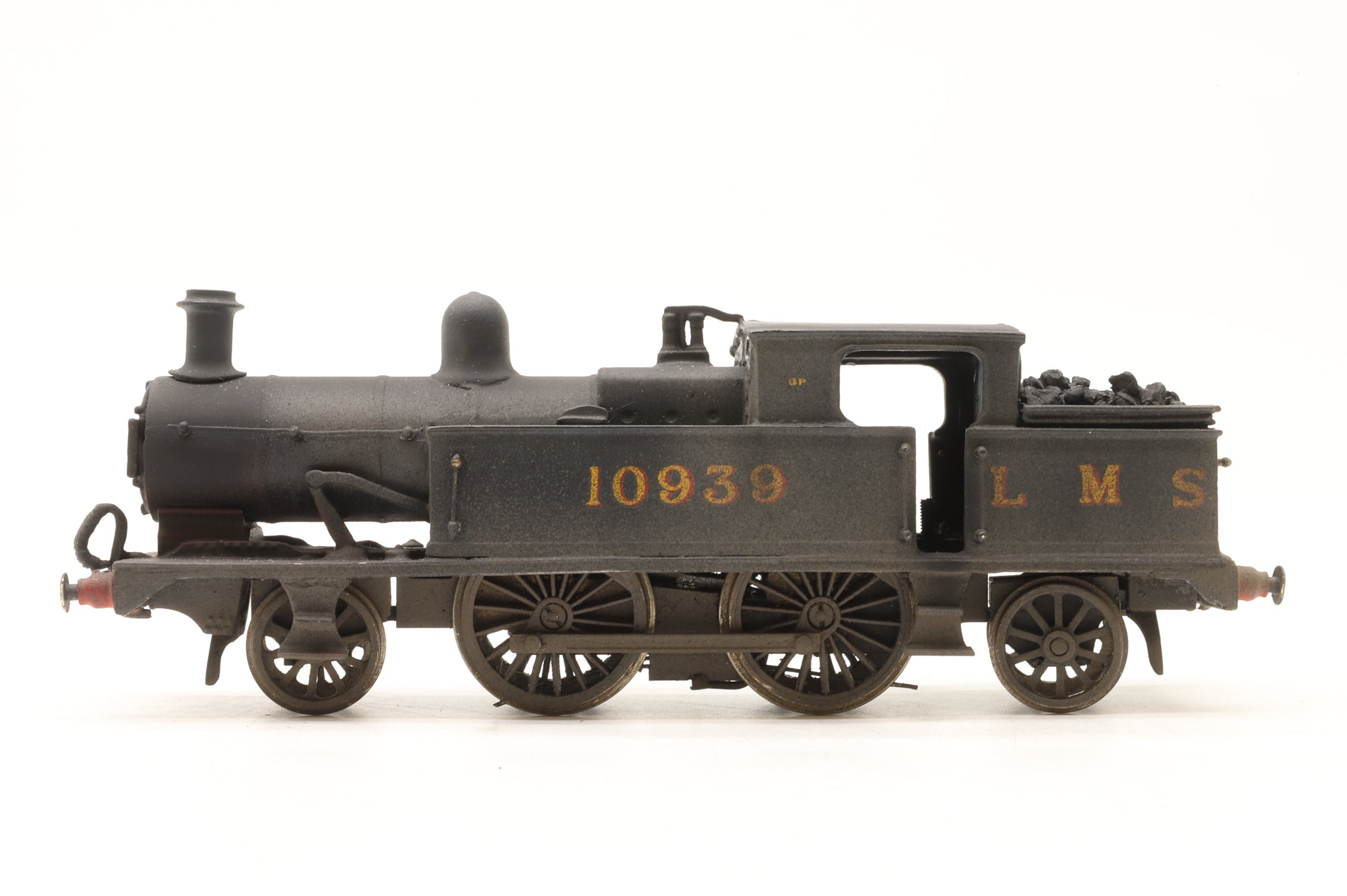 Kit-Built OO L&Y Class 5 Tank No. 10939 in LMS Black – Weathered