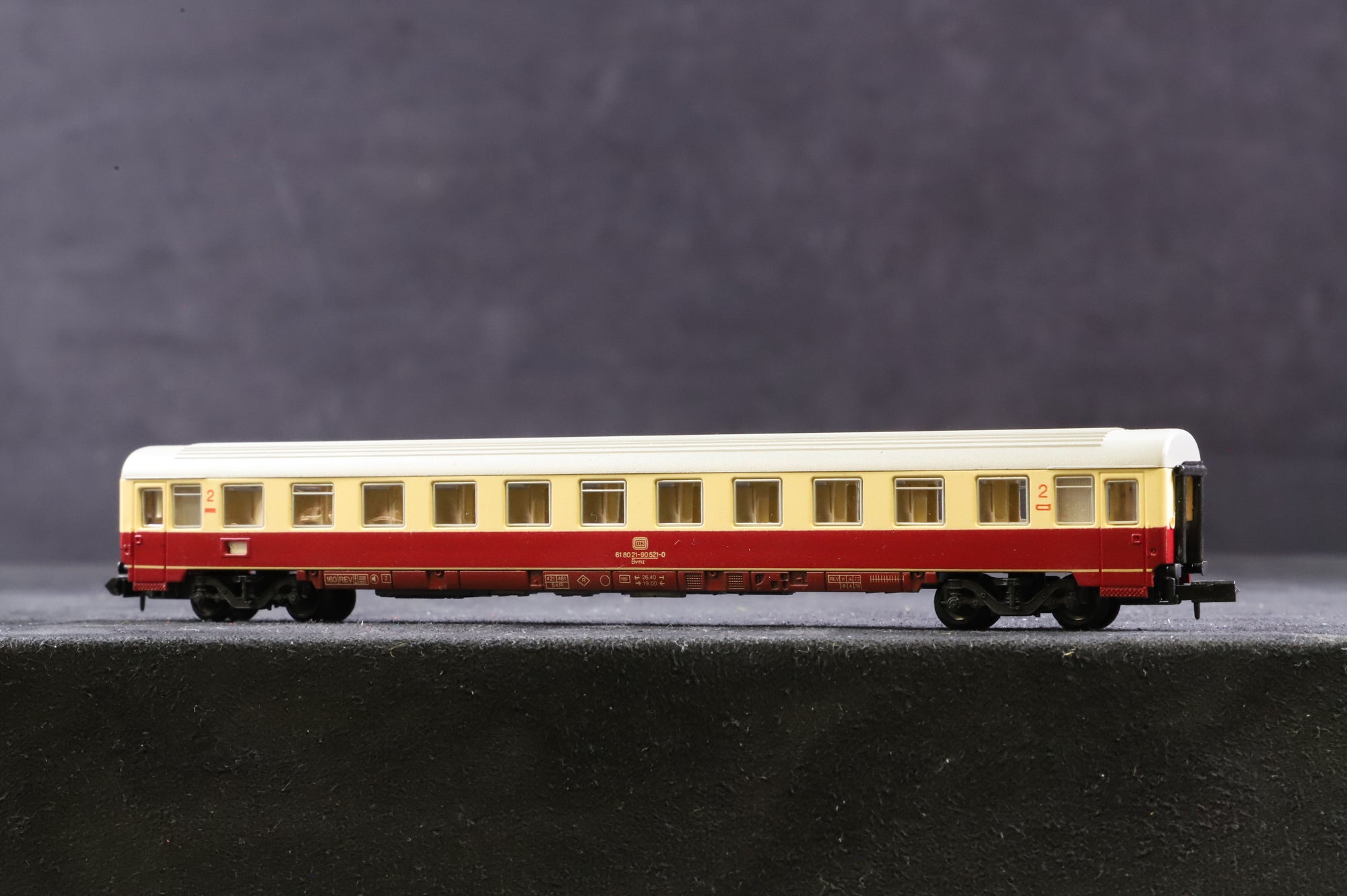 Arnold N Rake Of 6 DB Crimson & Cream Coaches Inc. 3771, 3850 & 3770