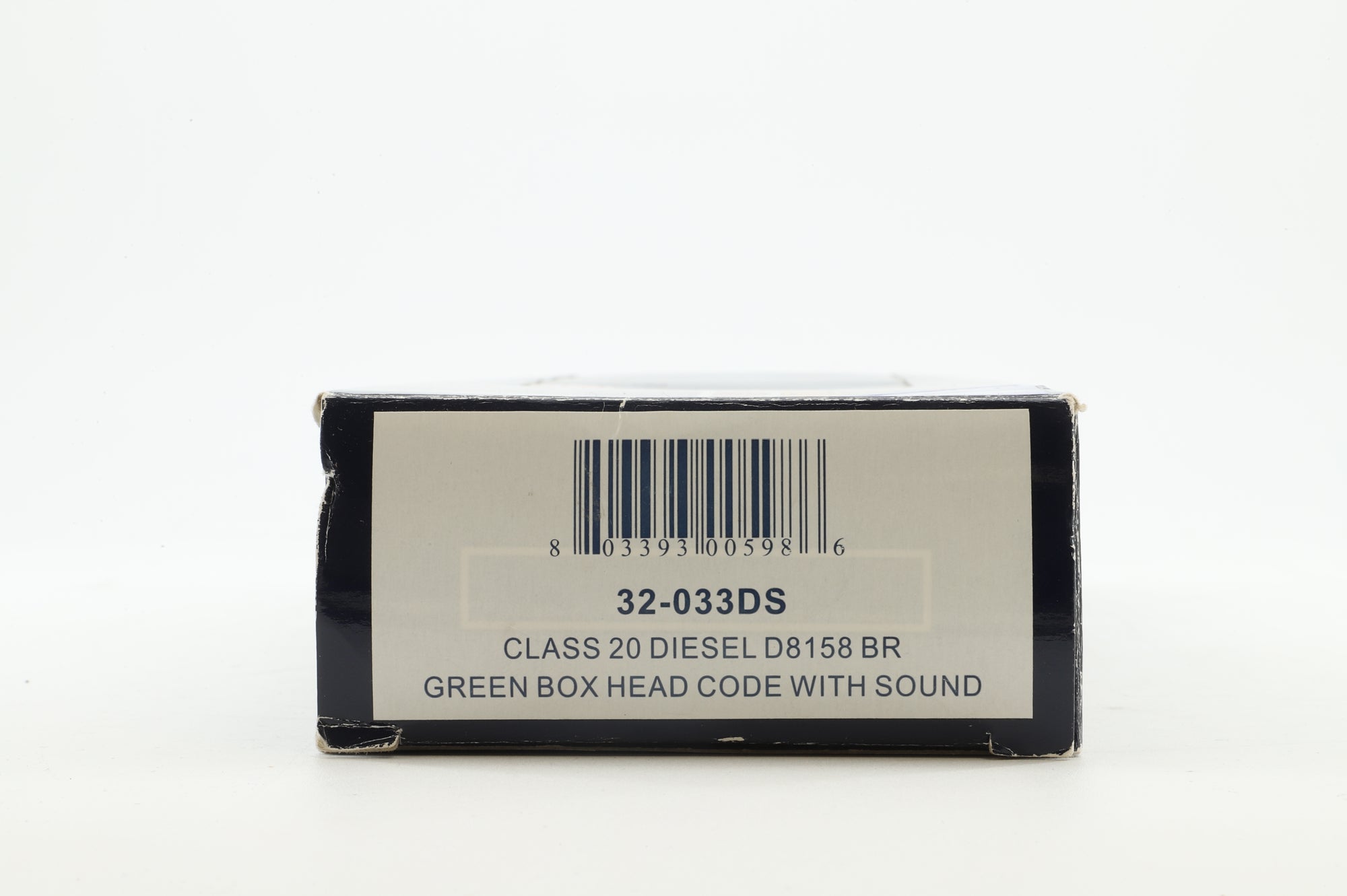 Bachmann OO 32-033DS Class 20 Diesel 'D8158' BR Green Box Head Code Weathered DCC Sound