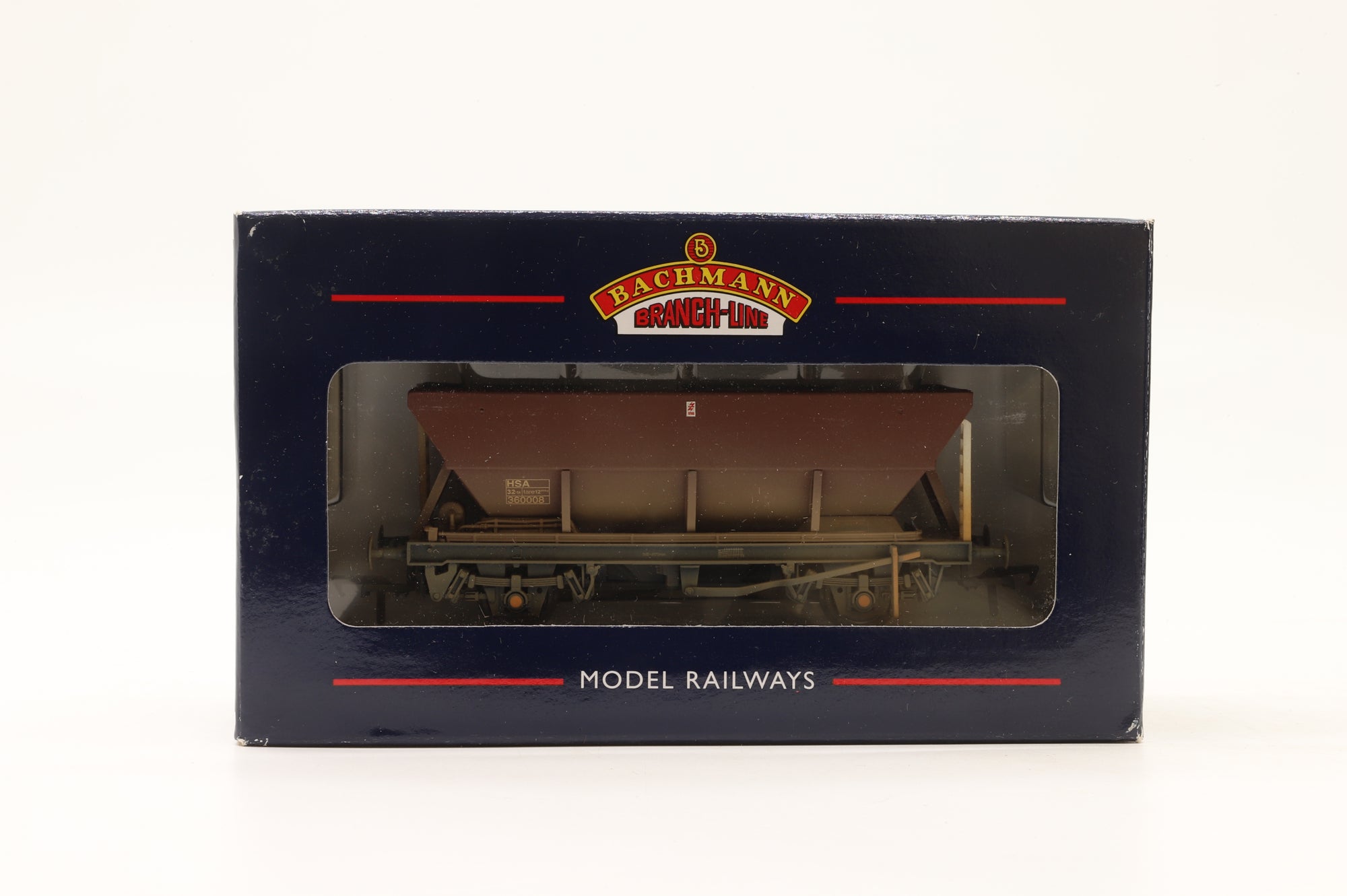 Bachmann OO 38-005/5A x7 Rake of 7 HSA Hopper Wagons in BR Bauxite (Late)