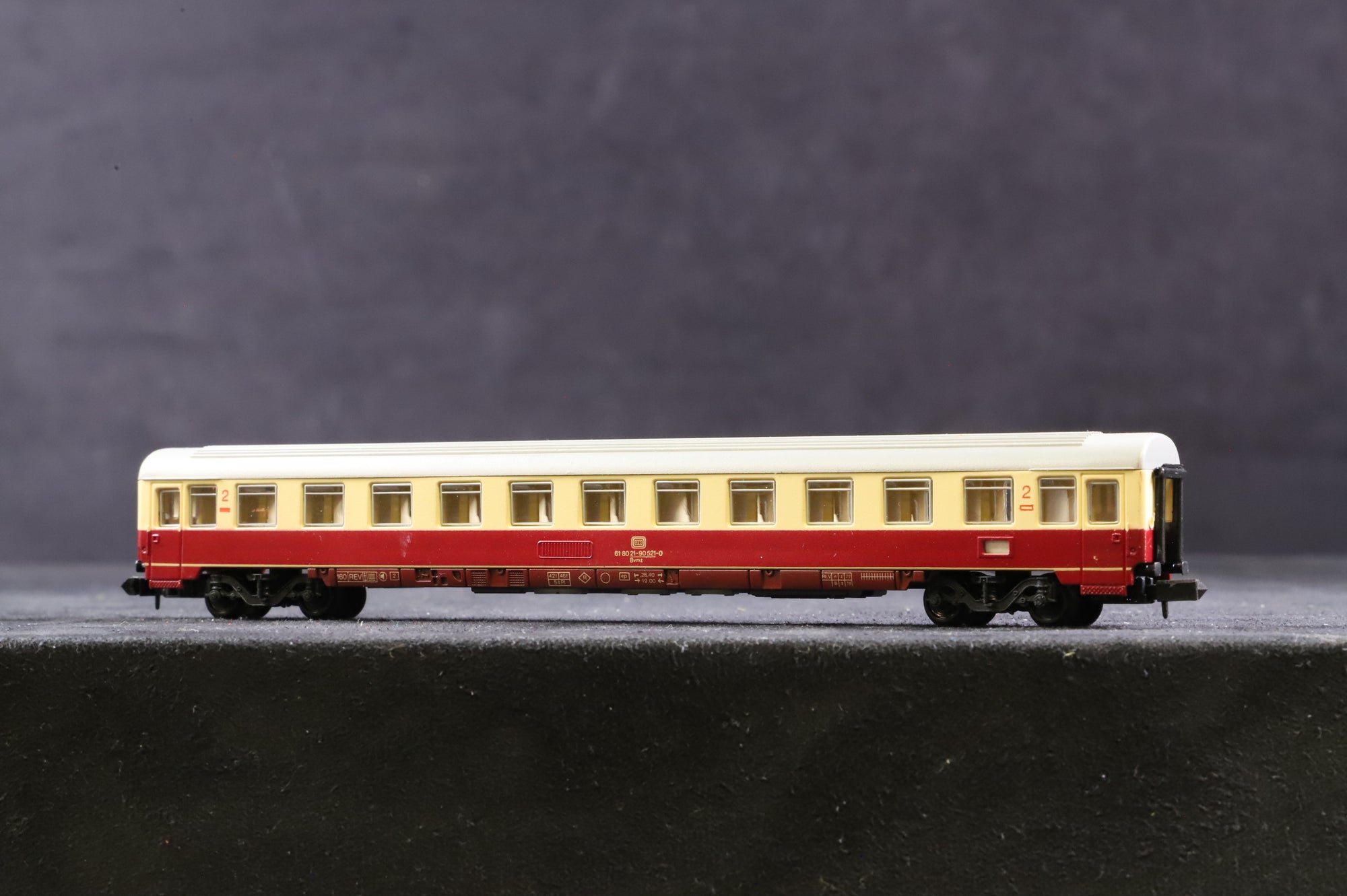 Arnold N Rake Of 6 DB Crimson & Cream Coaches Inc. 3771, 3850 & 3770