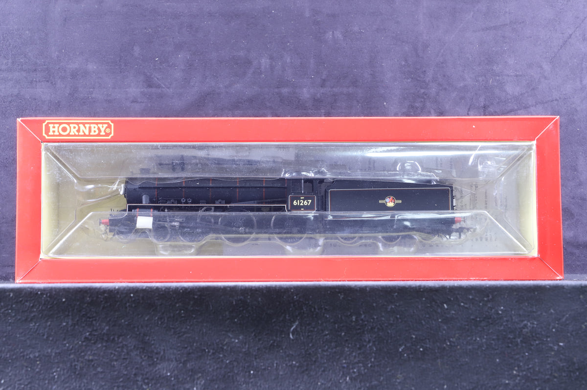 Hornby OO R3114A B1 61267 in BR Lined Black w/ Late Crests
