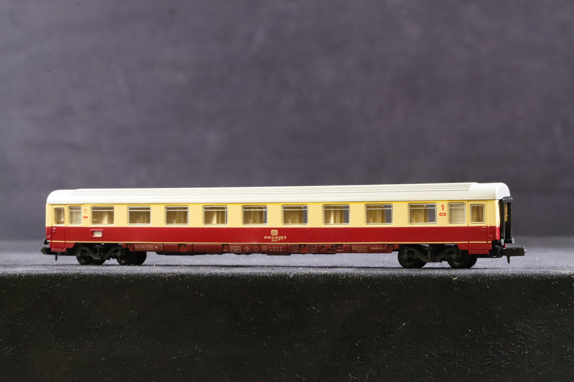 Arnold N Rake Of 6 DB Crimson & Cream Coaches Inc. 3771, 3850 & 3770