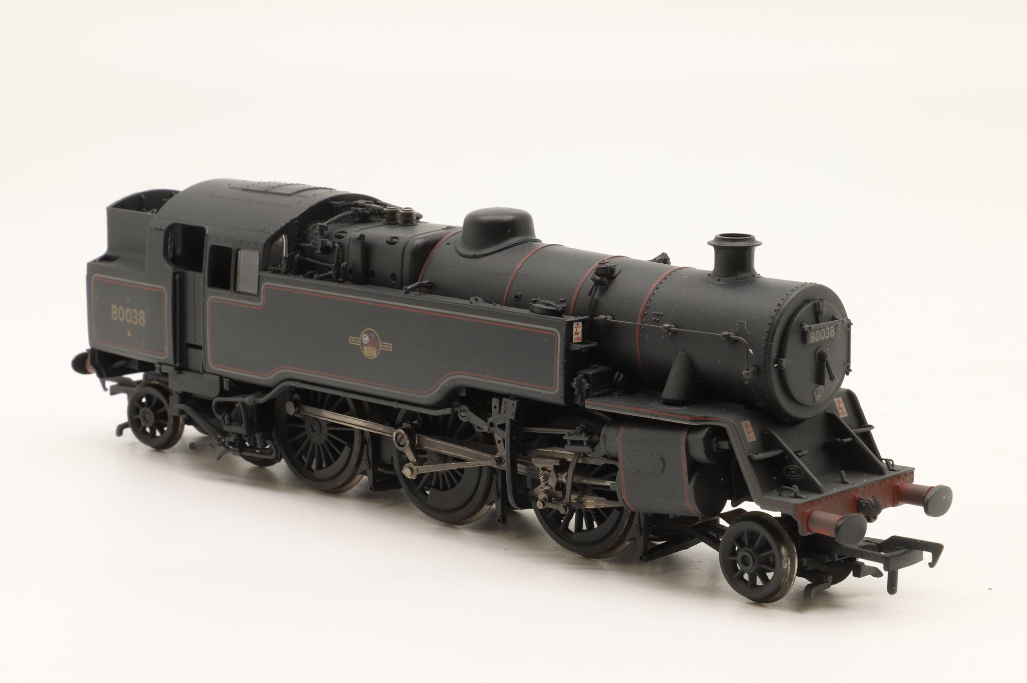 Bachmann OO 32-356 Standard Class 4MT Tank '80038' BR Lined Black L/C Weathered DCC Fitted