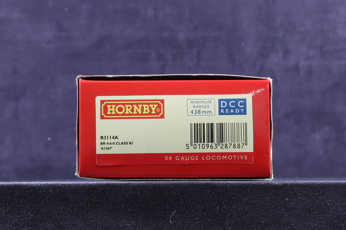 Hornby OO R3114A B1 61267 in BR Lined Black w/ Late Crests