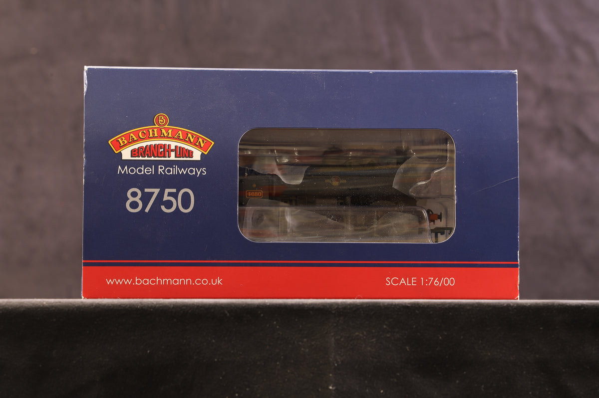 Bachmann OO 32-203 Class 8750 Pannier Tank &#39;4680&#39; BR Black L/C, Weathered