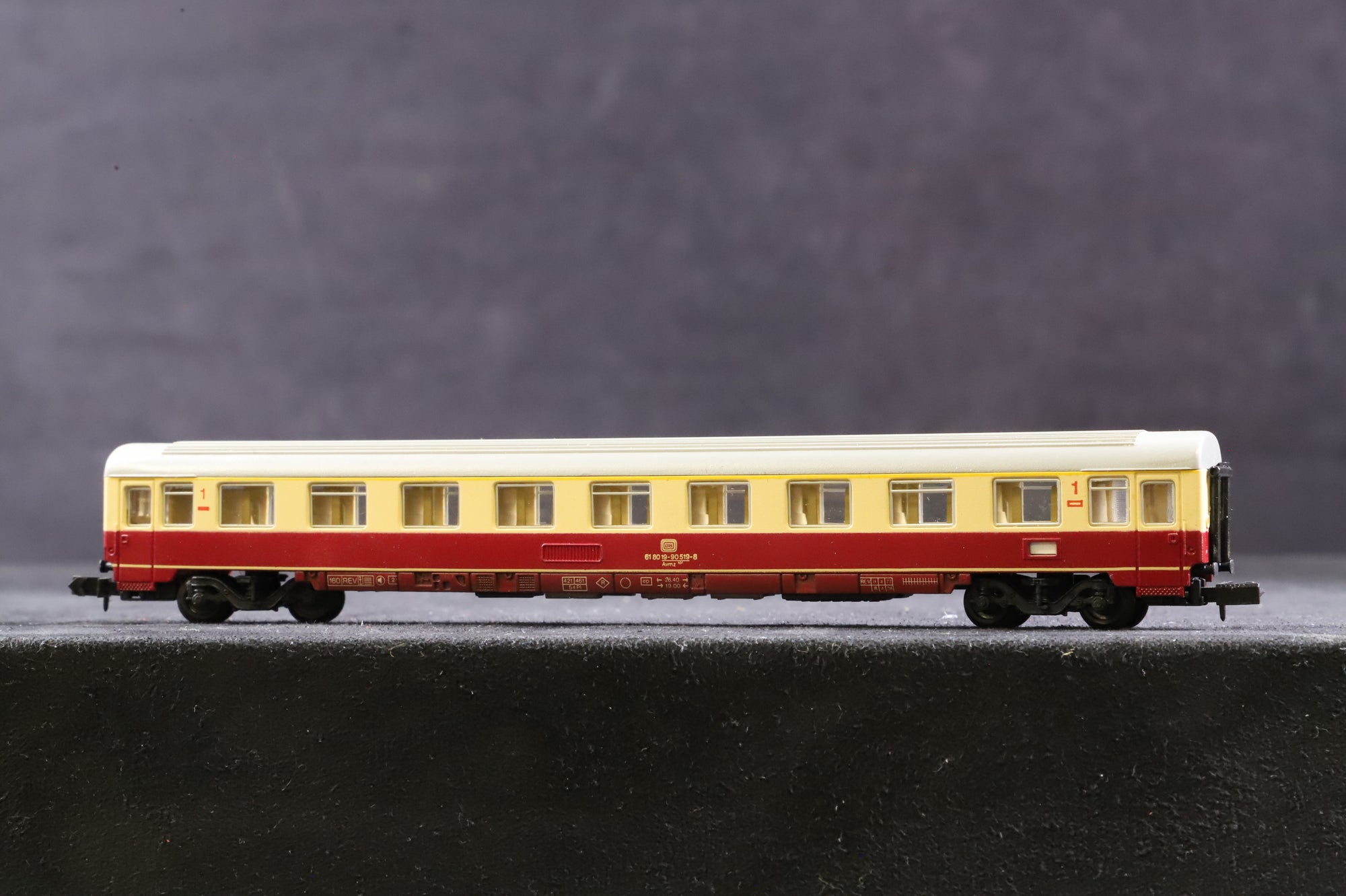Arnold N Rake Of 6 DB Crimson & Cream Coaches Inc. 3771, 3850 & 3770