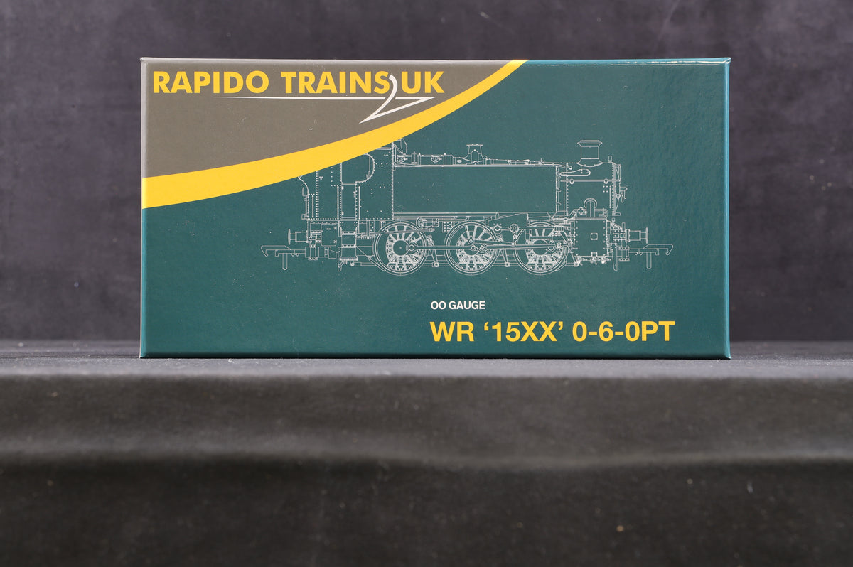 Rapido Trains OO 904005 WR 15xx &#39;1501&#39; 0-6-0PT Lined Black E/Emblem, As Preserved