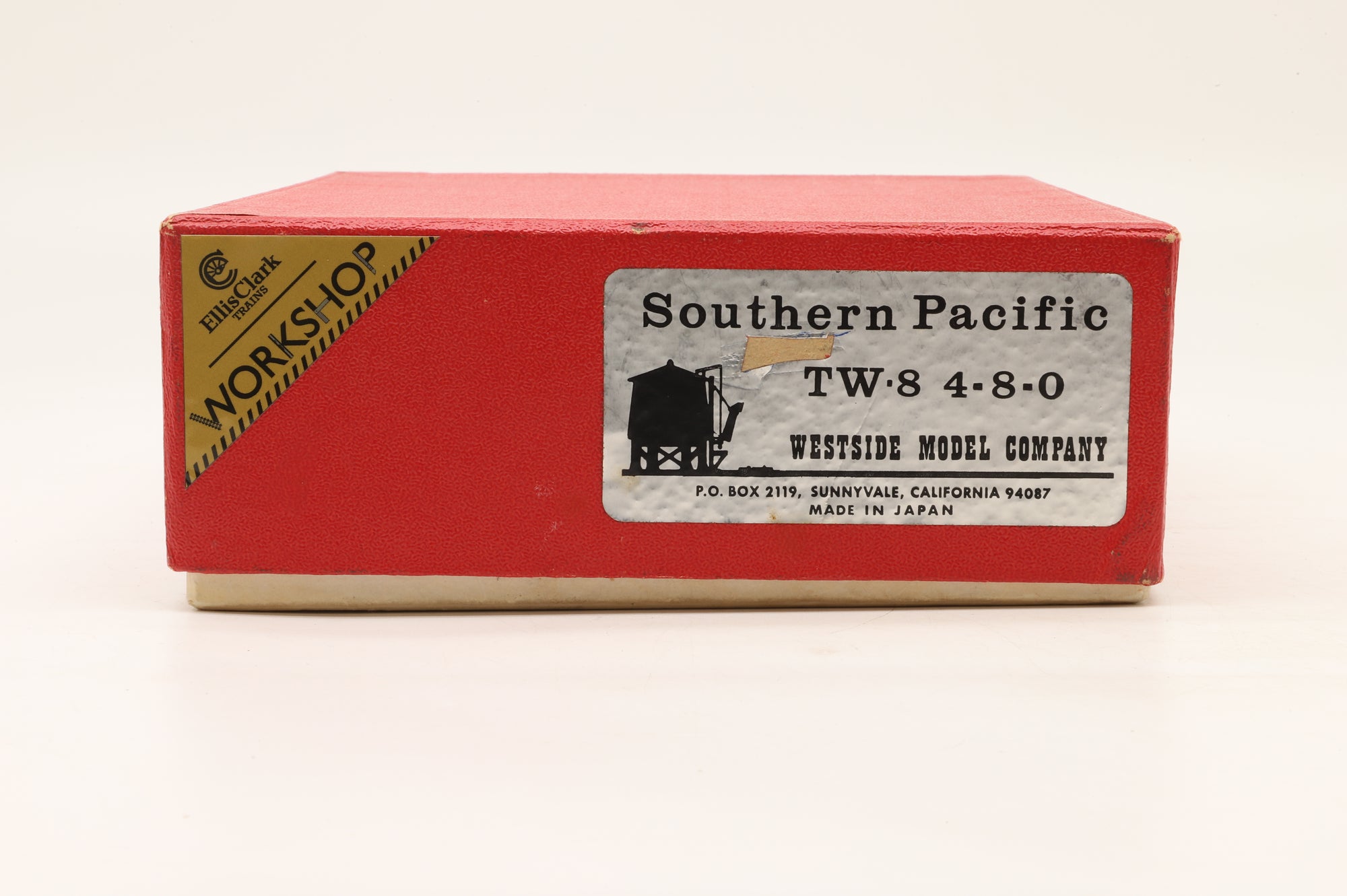 WORKSHOP Westside Model Co. HO Brass TW8 4-8-0 #2919 in SP Black – Non-Runner