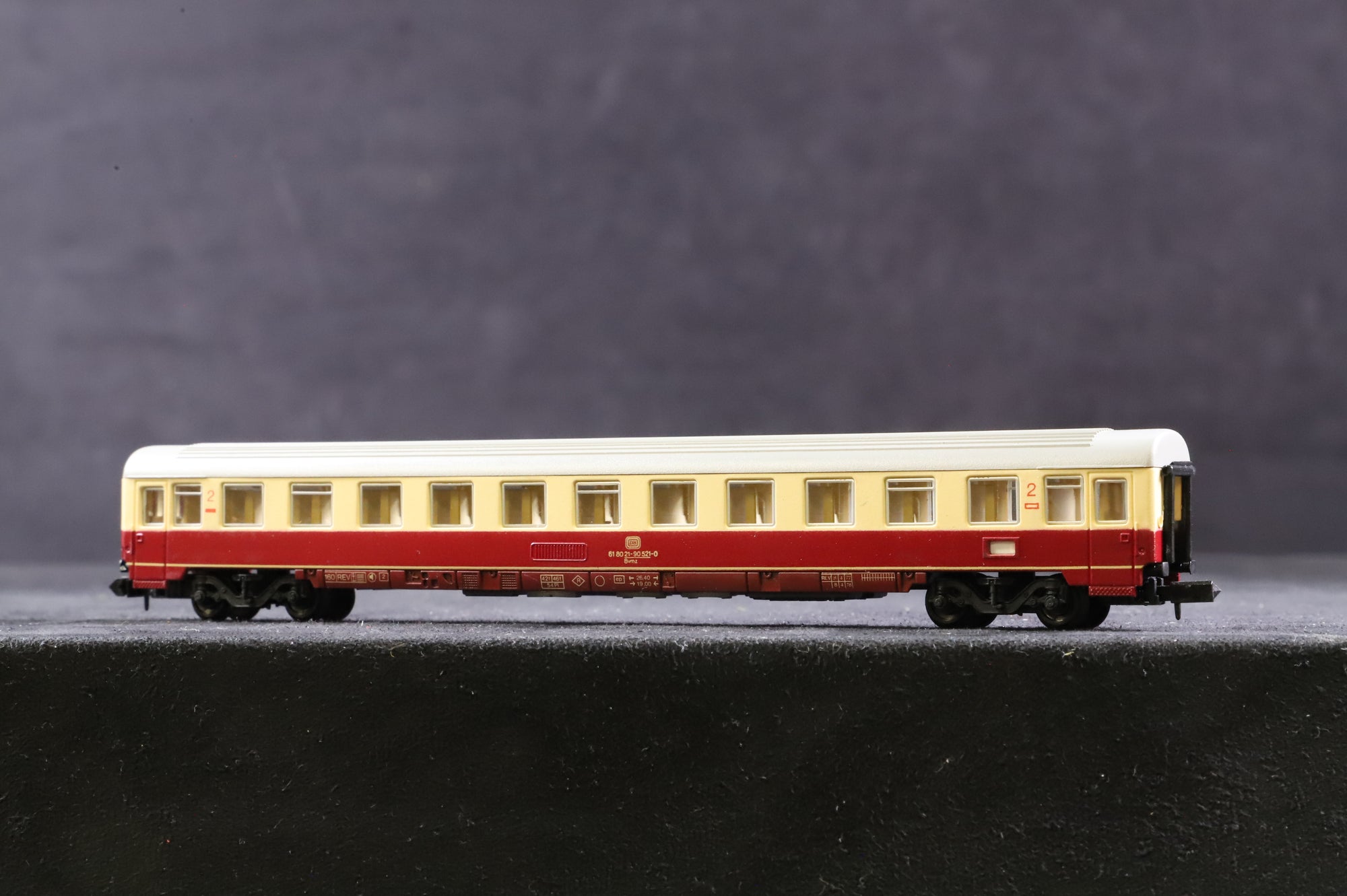 Arnold N Rake Of 6 DB Crimson & Cream Coaches Inc. 3771, 3850 & 3770