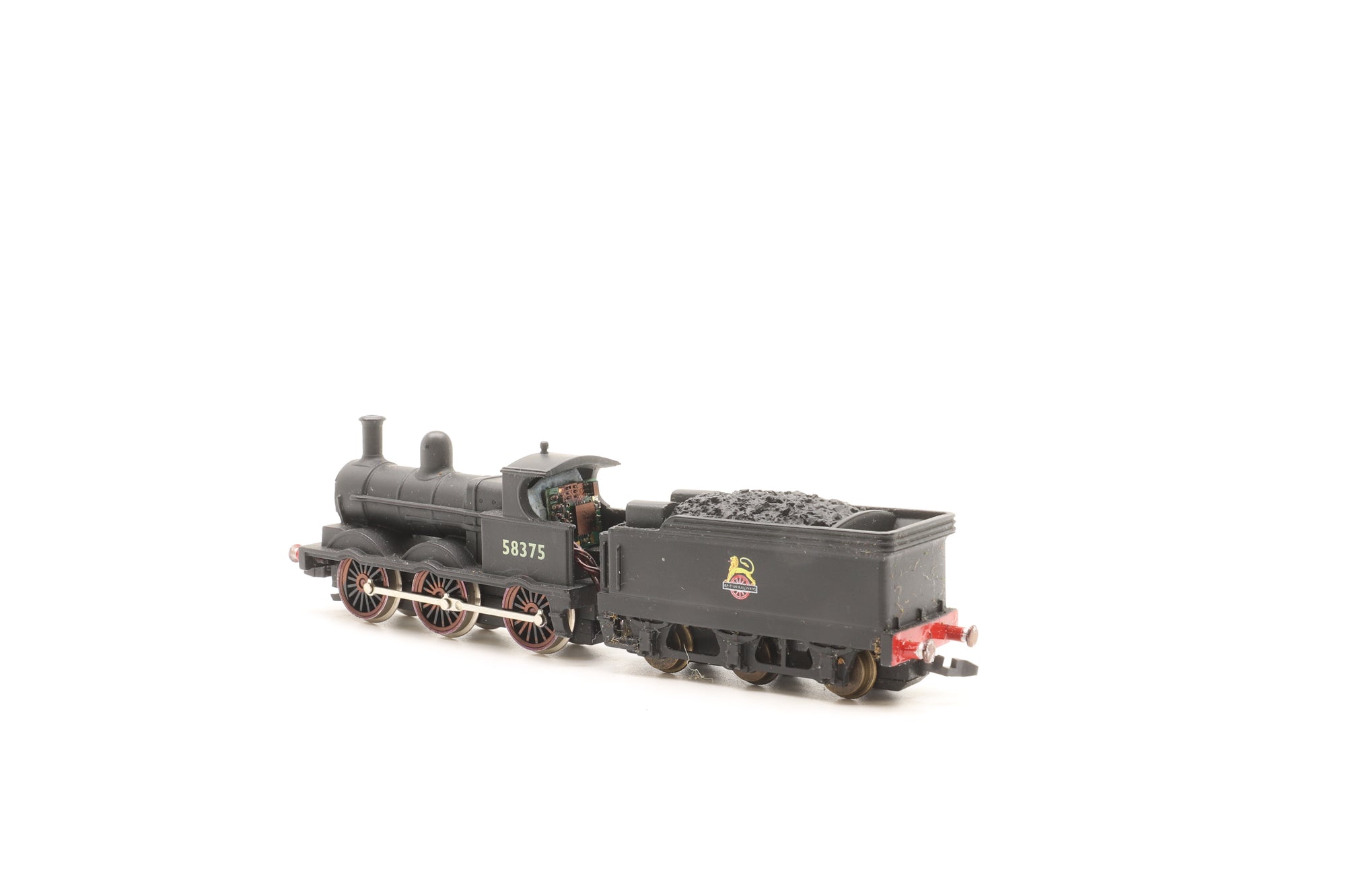Union Mills N Ex LNWR Webb 18" Goods '58375' BR Black, DCC Fitted