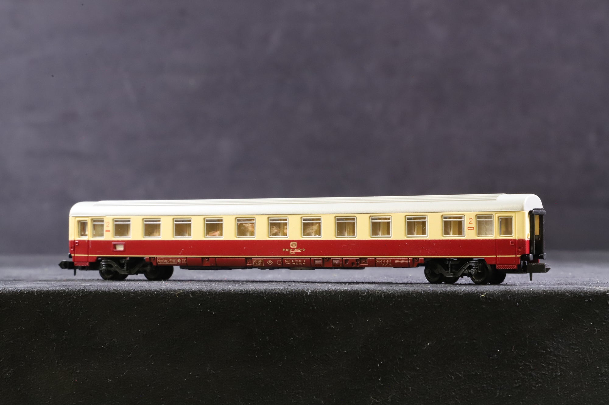 Arnold N Rake Of 6 DB Crimson & Cream Coaches Inc. 3771, 3850 & 3770