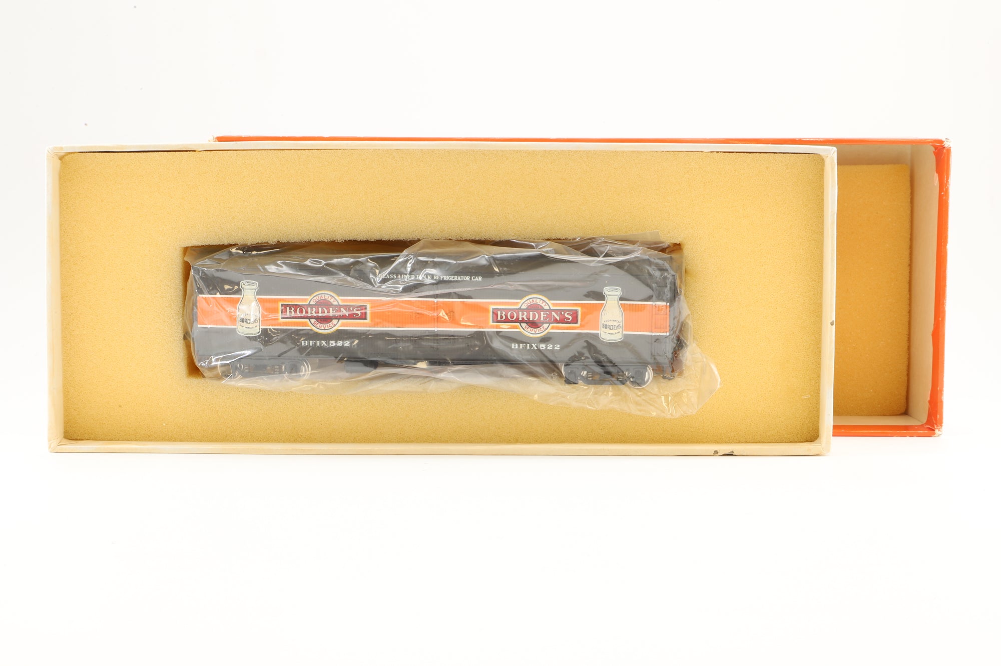 Precision Models HO Brass 15688 Milk car Pfaudler BORDENS Wood 50' '522'