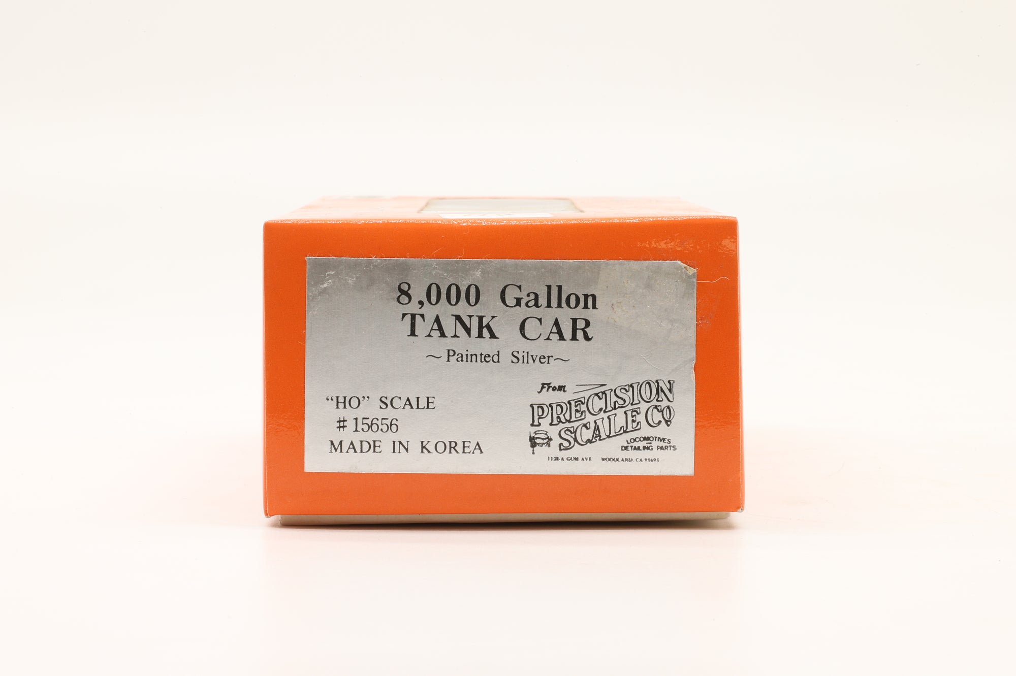 Precision Scale Co./Iron Horse HO Brass 8,000 Gallon Tank Car Mobilgas Silver