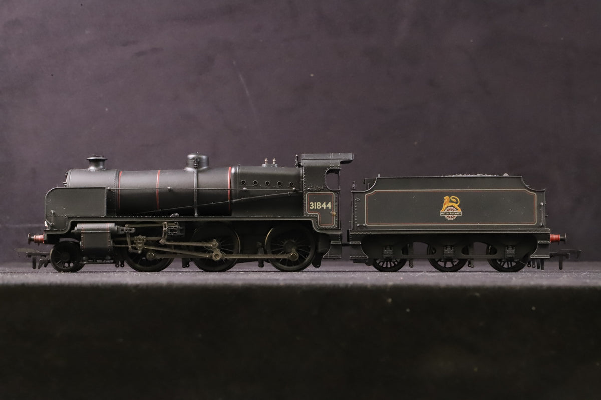 Bachmann OO 32-156 N Class 31844 in Lined BR Black w/ Early Crests - Weathered