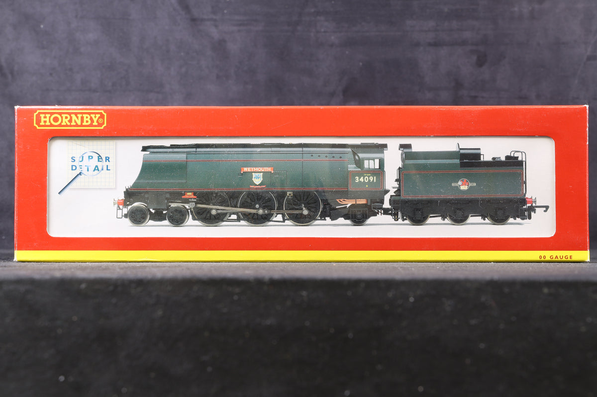 Hornby OO R2282 BR 4-6-2 West Country Class &#39;Weymouth&#39;