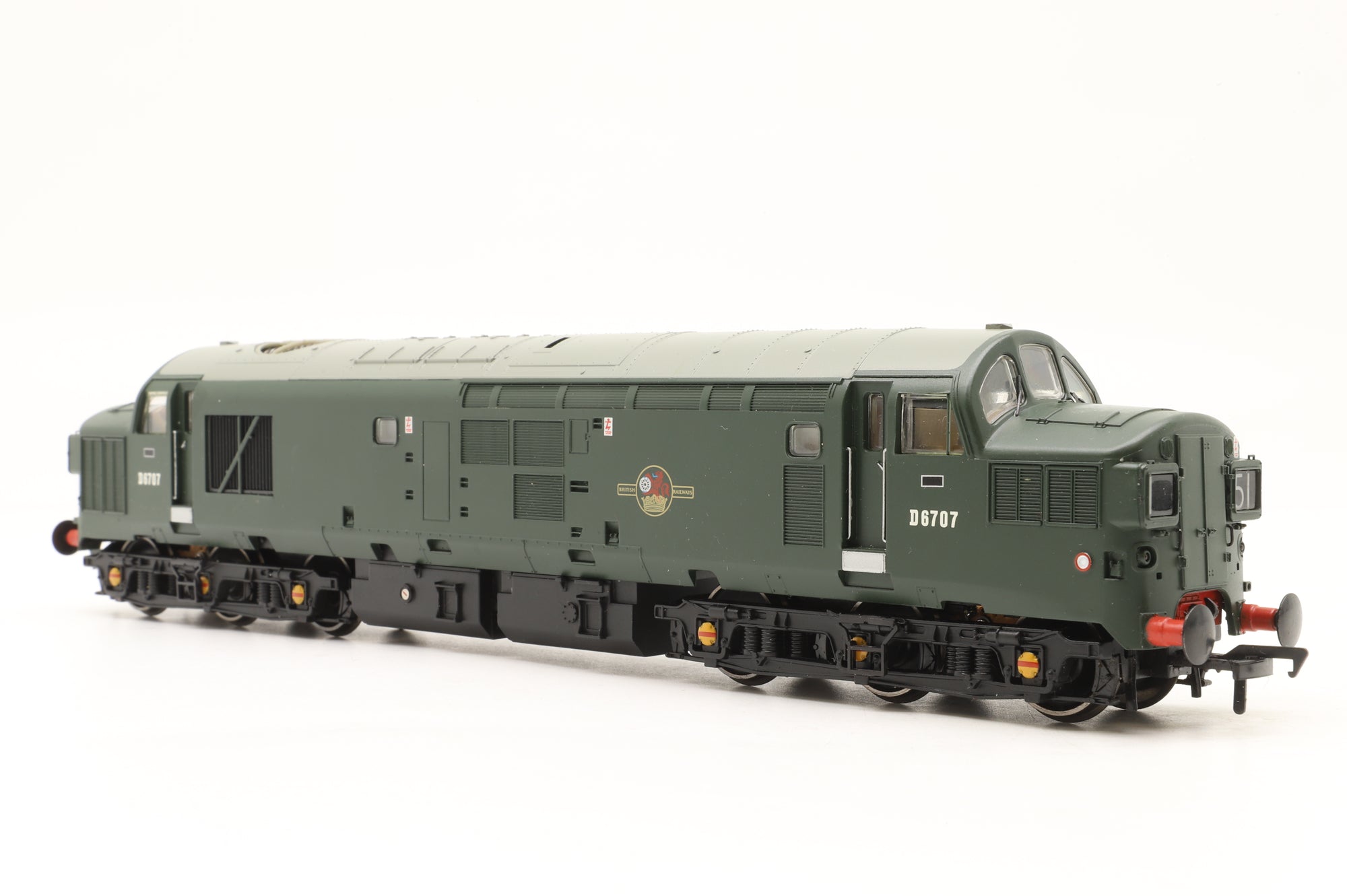 Bachmann OO 32-776 Class 37 D6707 in BR Green w/ Split Headcode