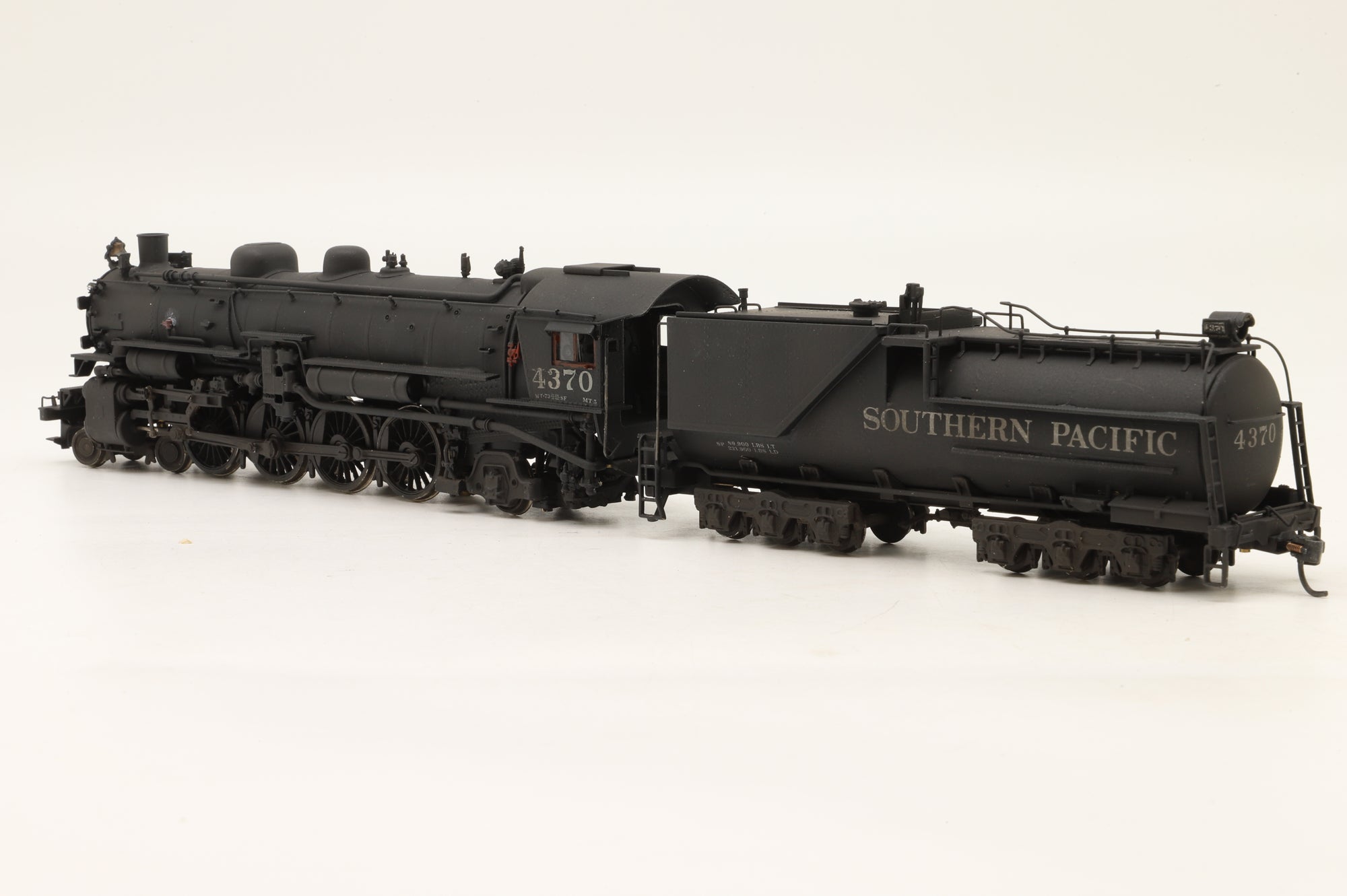 Westside Model Co. HO Brass MT-5 4-8-2 #4370 in SP Black