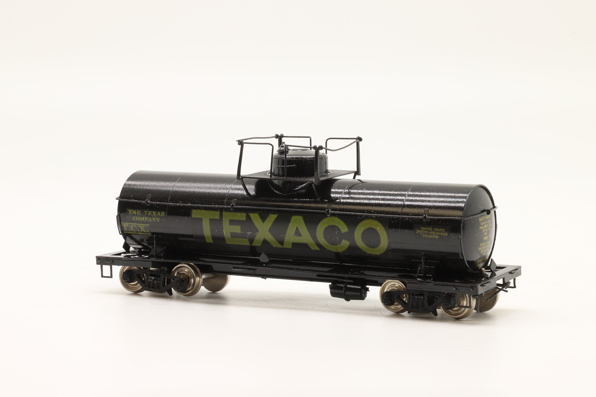 Precision Scale Co./Iron Horse HO Brass 8,000 Gallon Tank Car Texaco Black