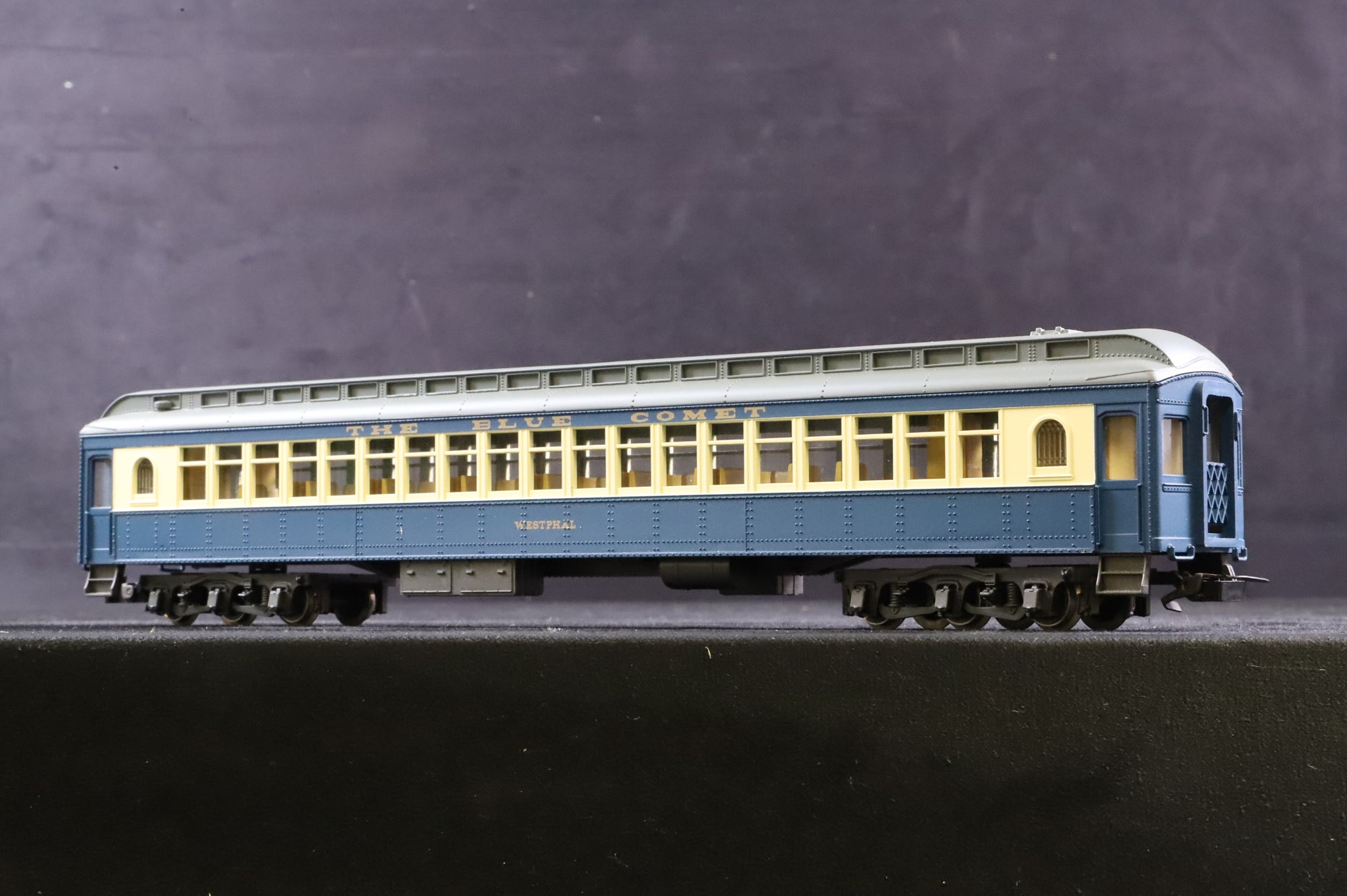 Rivarossi HO 2644/5/7/8 Rake of 4 Pullman 'Blue Comet' Coaches