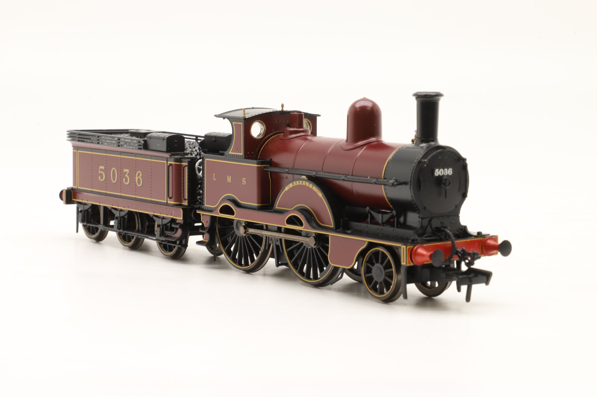 Bachmann OO 35-162Z LNWR Improved Precedent Class No. 5036 'Novelty' LMS Crimson Rails Exclusive