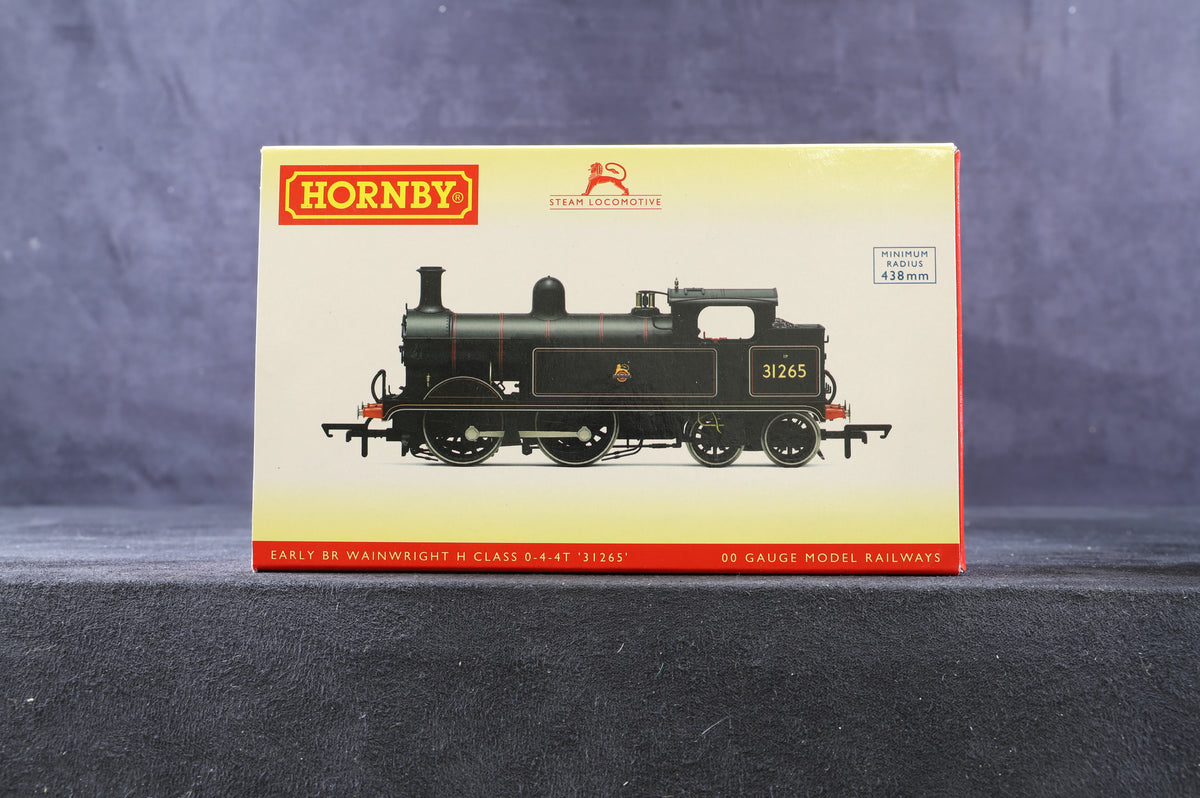 Hornby OO R3631 Wainwright H Class &#39;31265&#39; BR Lined Black E/C