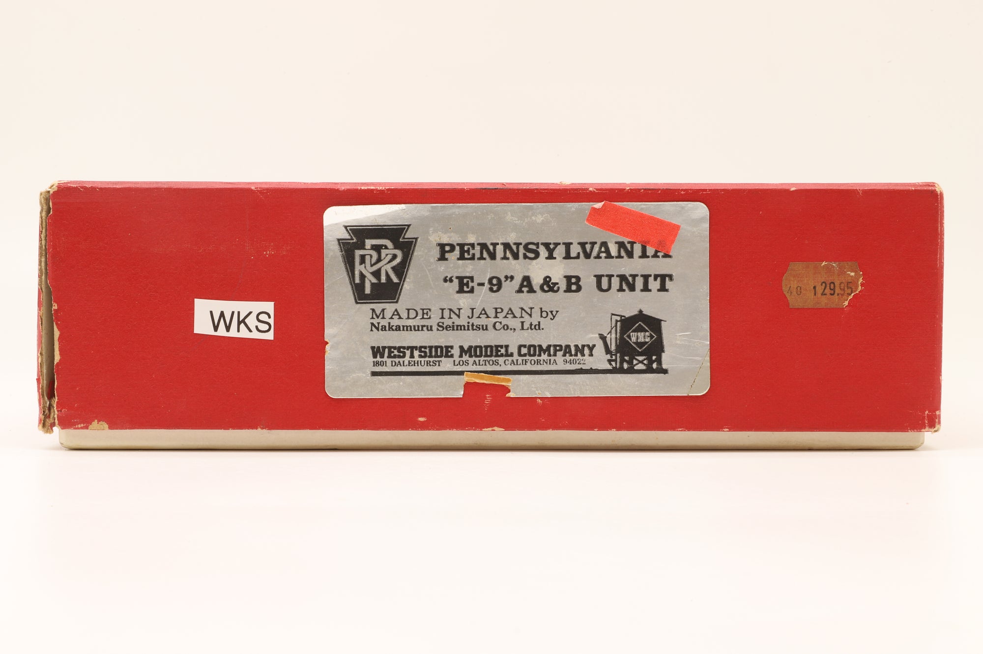 WORKSHOP Westside Model Co./Nakamuru Seimitsu HO Pennsylvania 'E-9' A&B Unit, Custom Painted Brass
