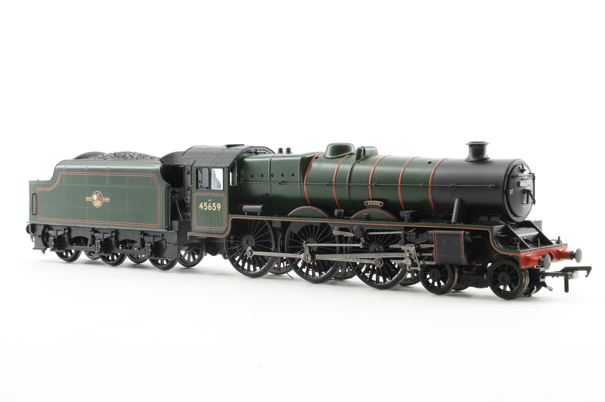 Bachmann OO 31-178DC Jubilee Class BR Green Late Crest 'Drake' '45659', DCC Fitted