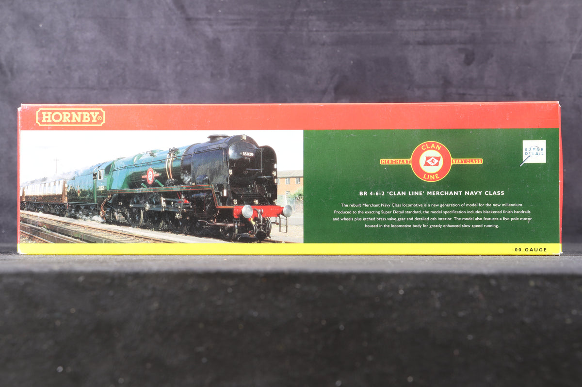 Hornby OO R2169 BR 4-6-2 &#39;Clan Line&#39; Merchant Navy Class