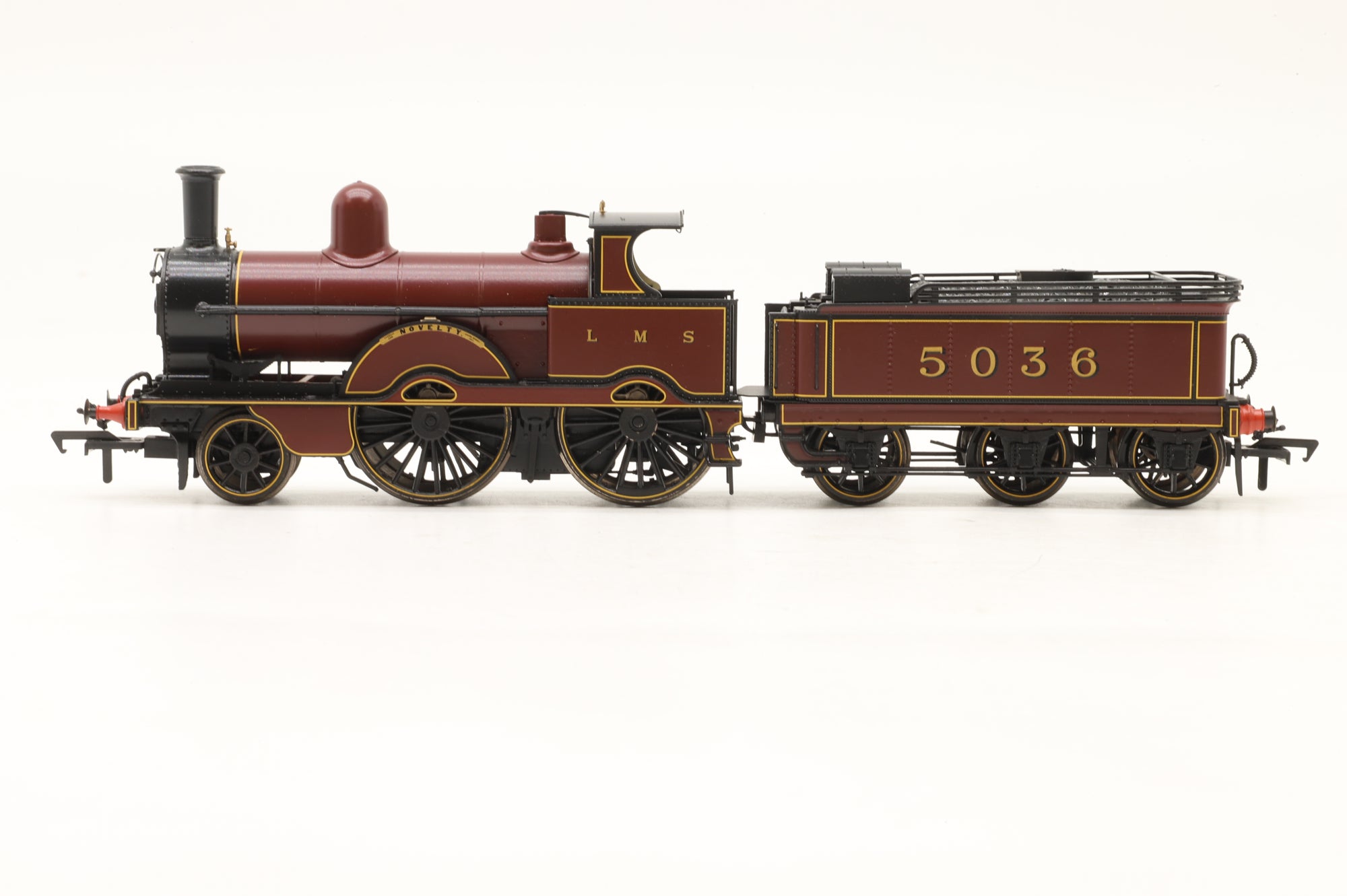 Bachmann OO 35-162Z LNWR Improved Precedent Class No. 5036 'Novelty' LMS Crimson Rails Exclusive