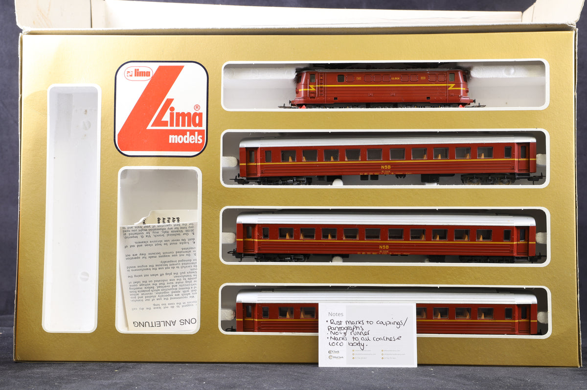 Lima HO 10 6354 SH NSB Passenger Train Pack