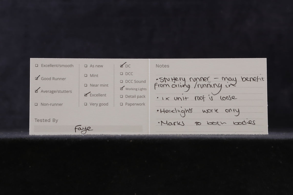 Fleischmann N Gauge 7430 DB 614 DMU in DB Red and White