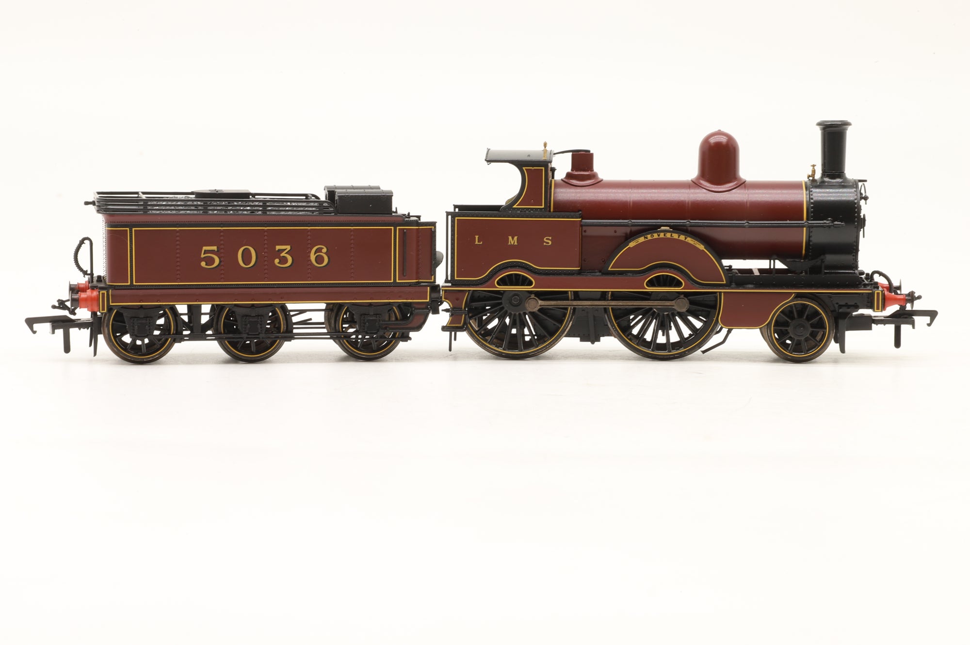 Bachmann OO 35-162Z LNWR Improved Precedent Class No. 5036 'Novelty' LMS Crimson Rails Exclusive
