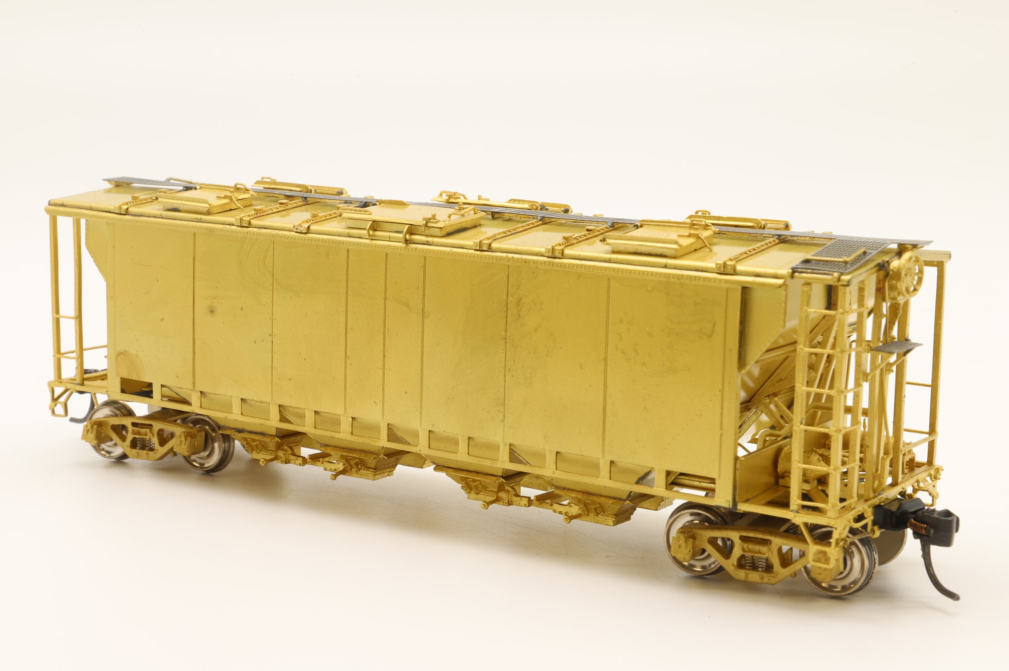 Overland Models HO Brass OMI-3274.1 ACF Carbon Black 47' Hopper Unpainted