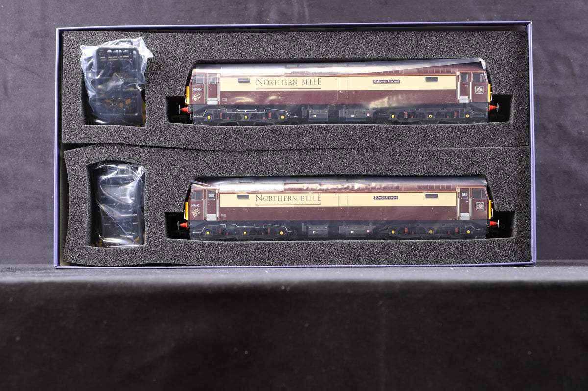 ViTrains OO V2000/2 Twin Pack 47s &#39;47790 &amp; 47832&#39; Northern Belle Set ltd Ed 227/ 400