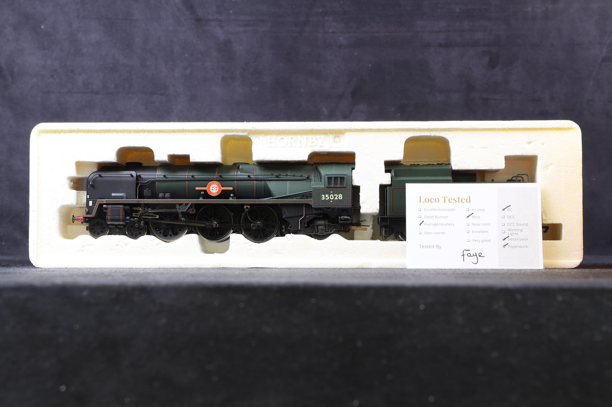 Hornby OO R2169 BR 4-6-2 &#39;Clan Line&#39; Merchant Navy Class