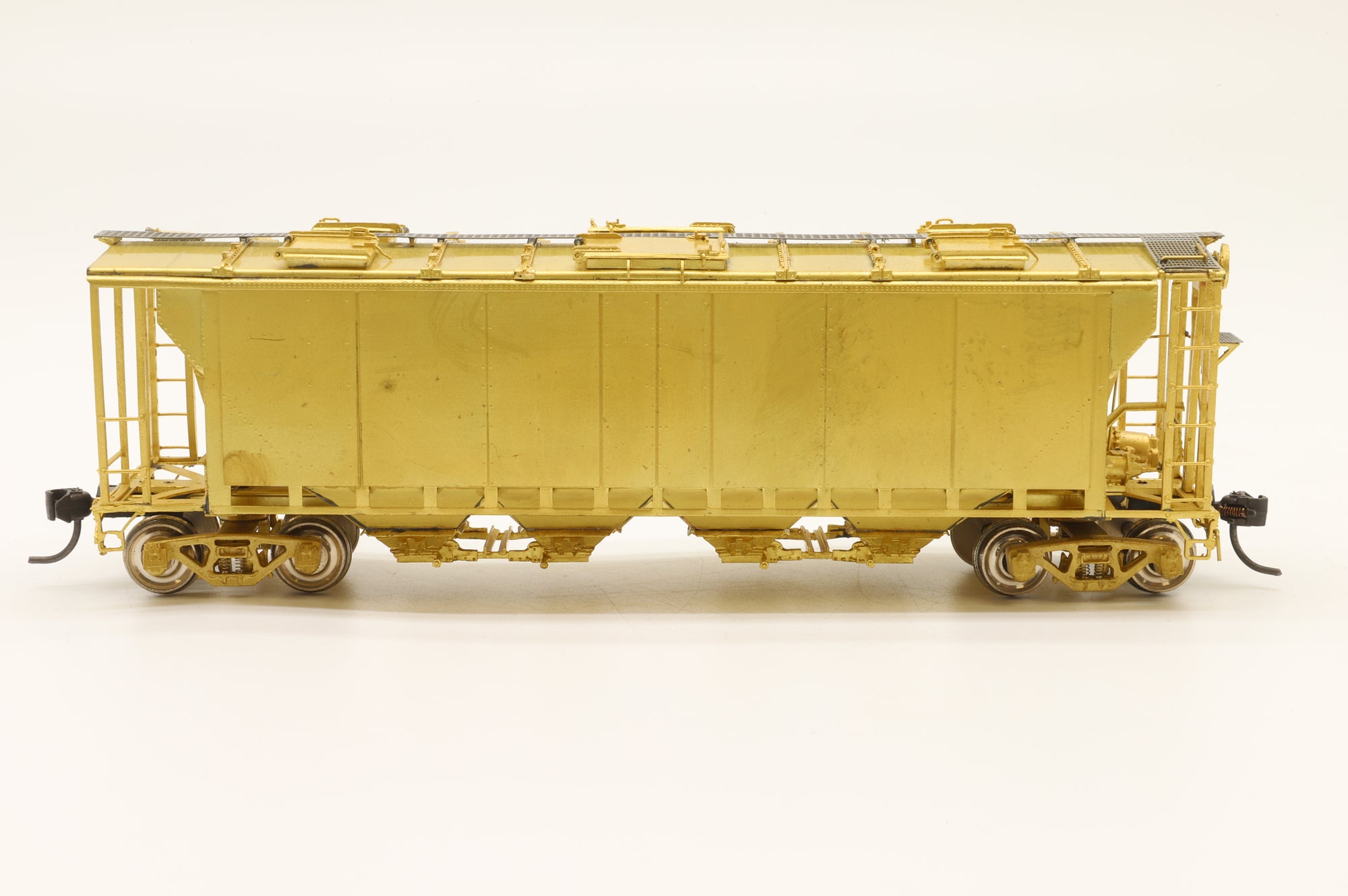 Overland Models HO Brass OMI-3274.1 ACF Carbon Black 47' Hopper Unpainted