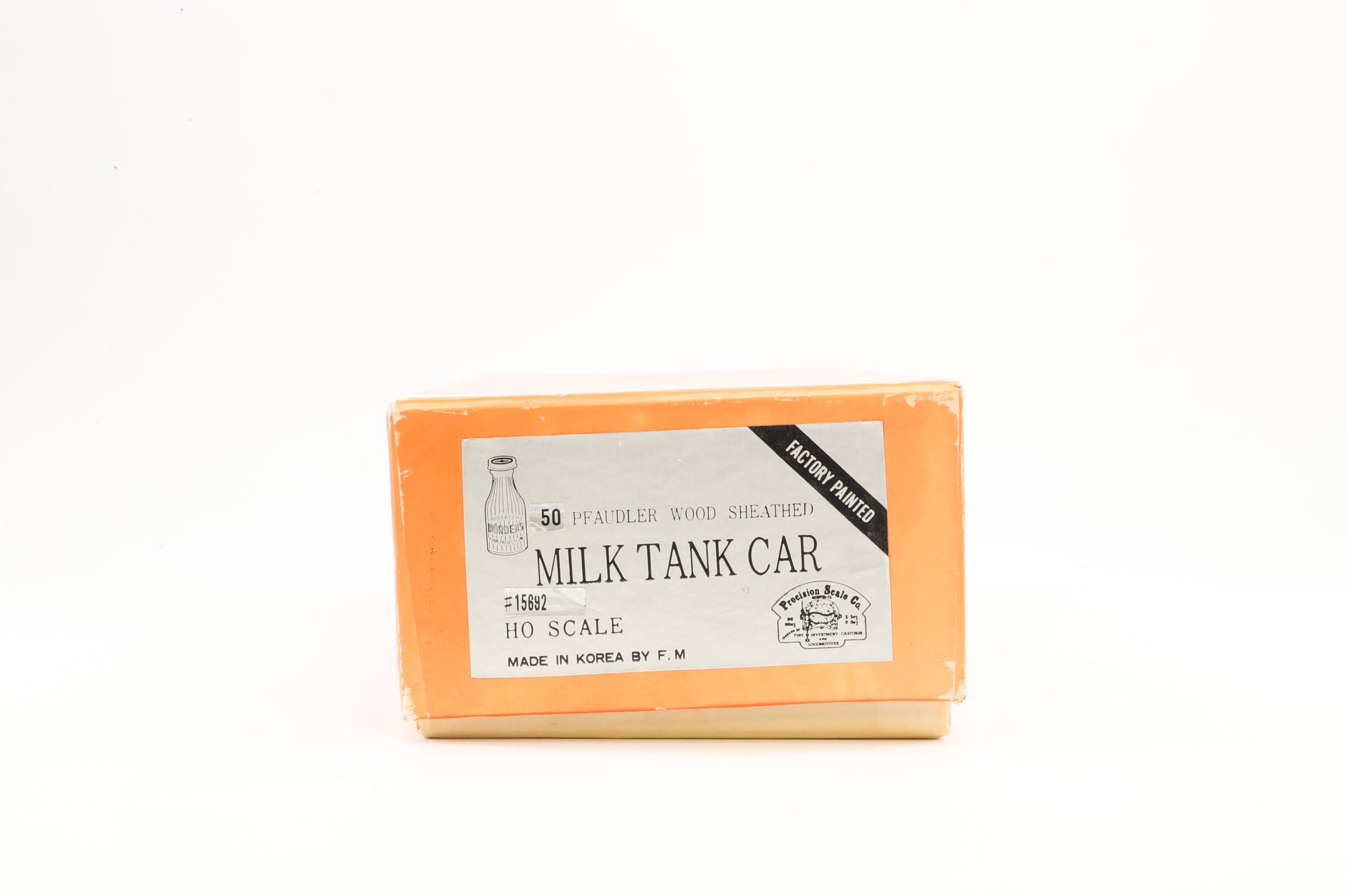 Iron Horse Models HO Brass 15692 Pfaulder Wood Sheathed Milk Tank Car Bordens No.522