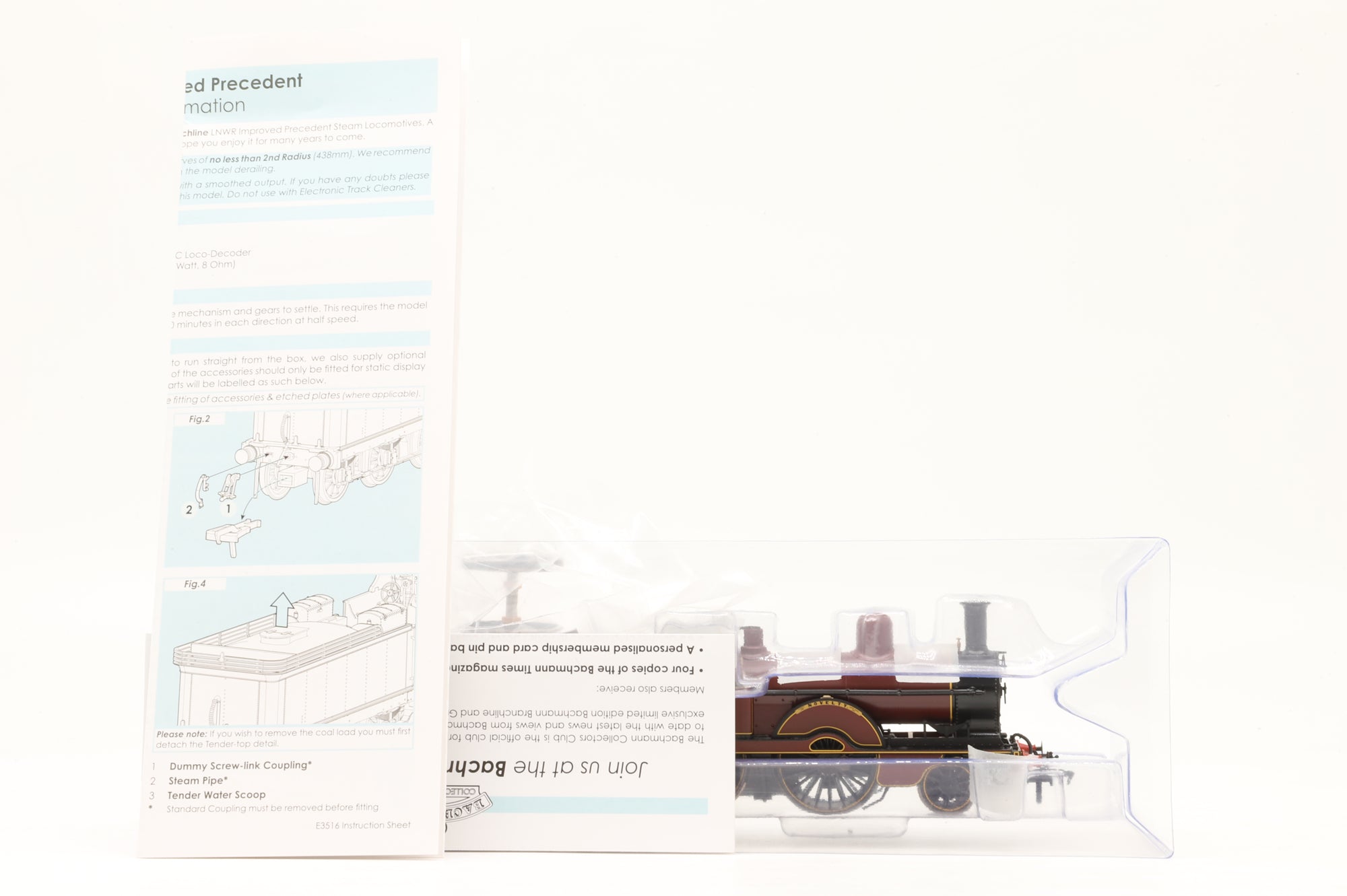 Bachmann OO 35-162Z LNWR Improved Precedent Class No. 5036 'Novelty' LMS Crimson Rails Exclusive