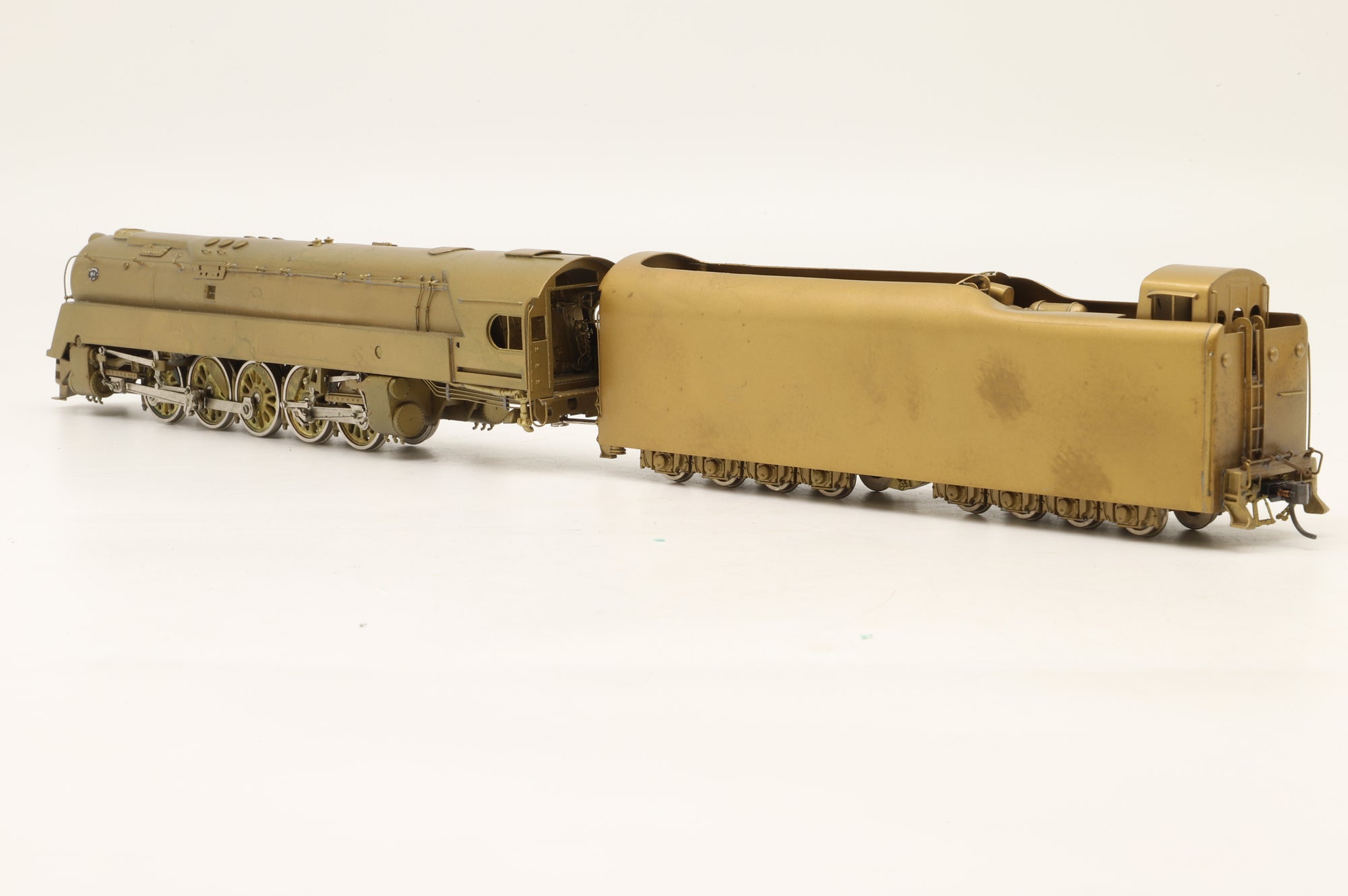 WORKSHOP NJ International HO Brass Class Q1 Duplex 'Streamlined' 4-6-4-4 Unpainted – Non-Runner