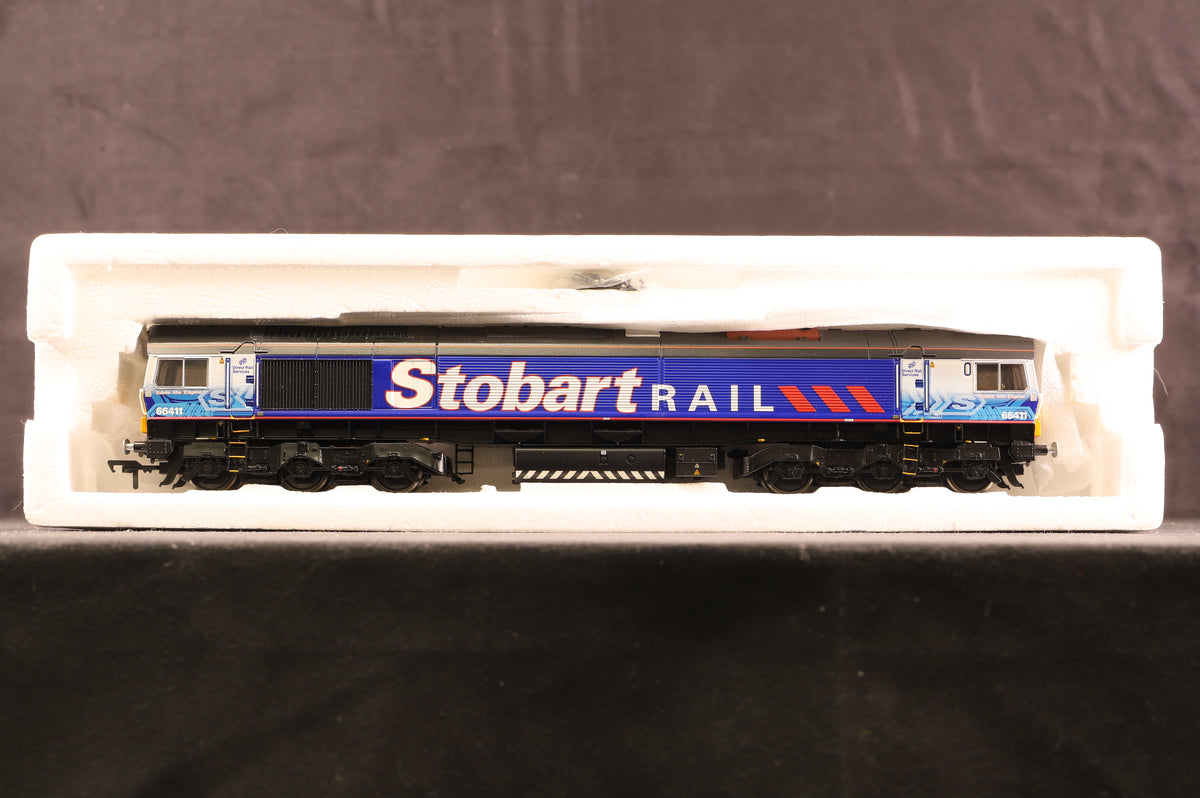 Bachmann OO 32-977 Class 66/9 &#39;66411&#39; Diesel DRS/ Stobart Rail