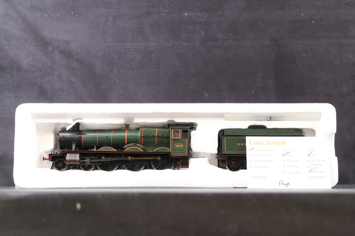 Bachmann OO 32-003 Class 4900 Hall 4-6-0 &#39;4936&#39; &#39;Kinlet Hall&#39; Great Western Green w/Crest, DCC Fitted