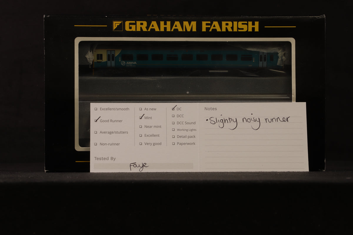 Graham Farish N Gauge 371-555 Class 158 2 Car DMU in Arriva Trains Wales Livery