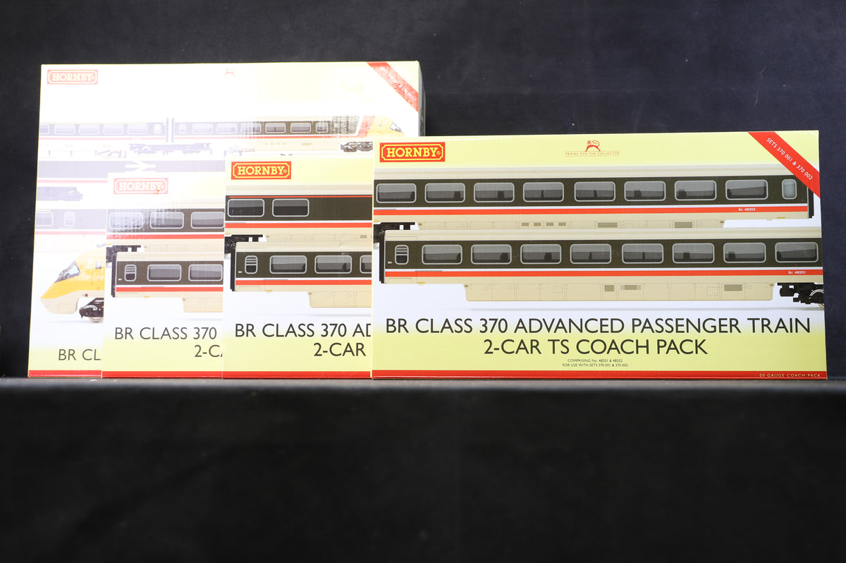 Hornby OO R3874 BR Class 370 Advanced Passenger Train w/3 Additional Coach Packs