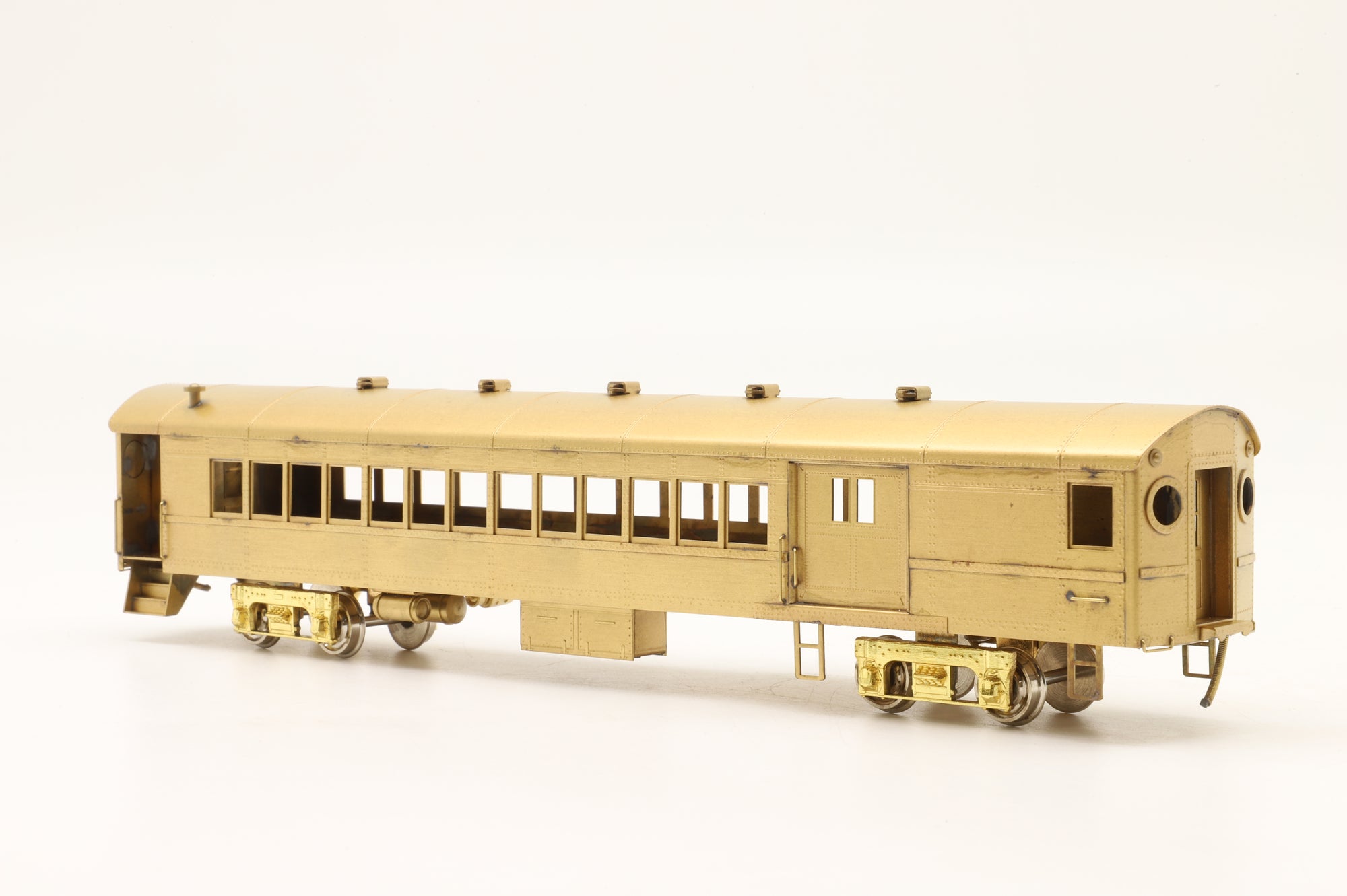 NJ Custom Brass HO PS-722 Long Island Railroad 'Ping-Pong' Combine Coach Unpainted