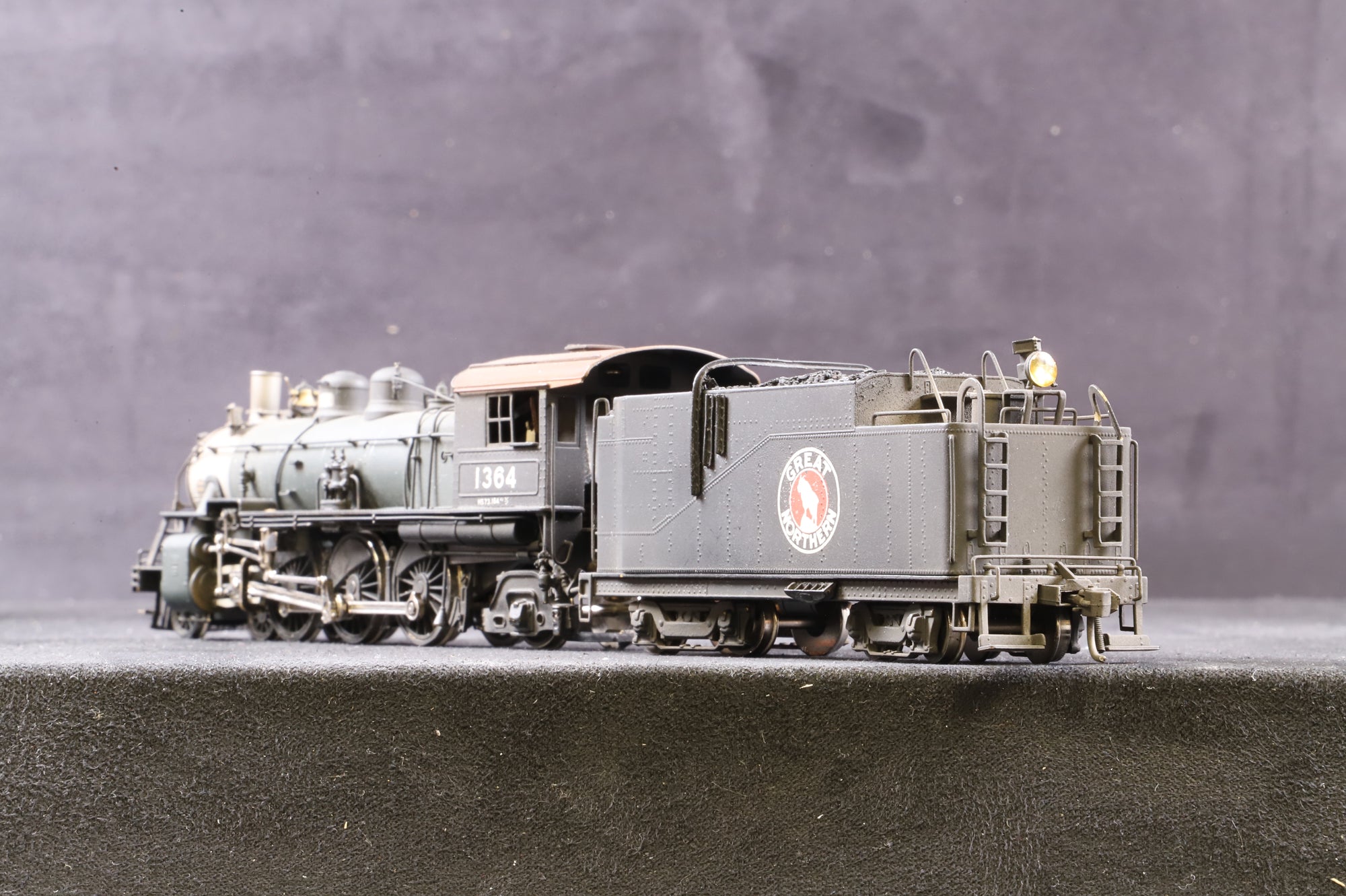 United Scale Models/ Pacific Fast Mail HO Brass Great Northern Pacific H-5 Steam Locomotive, Weathered